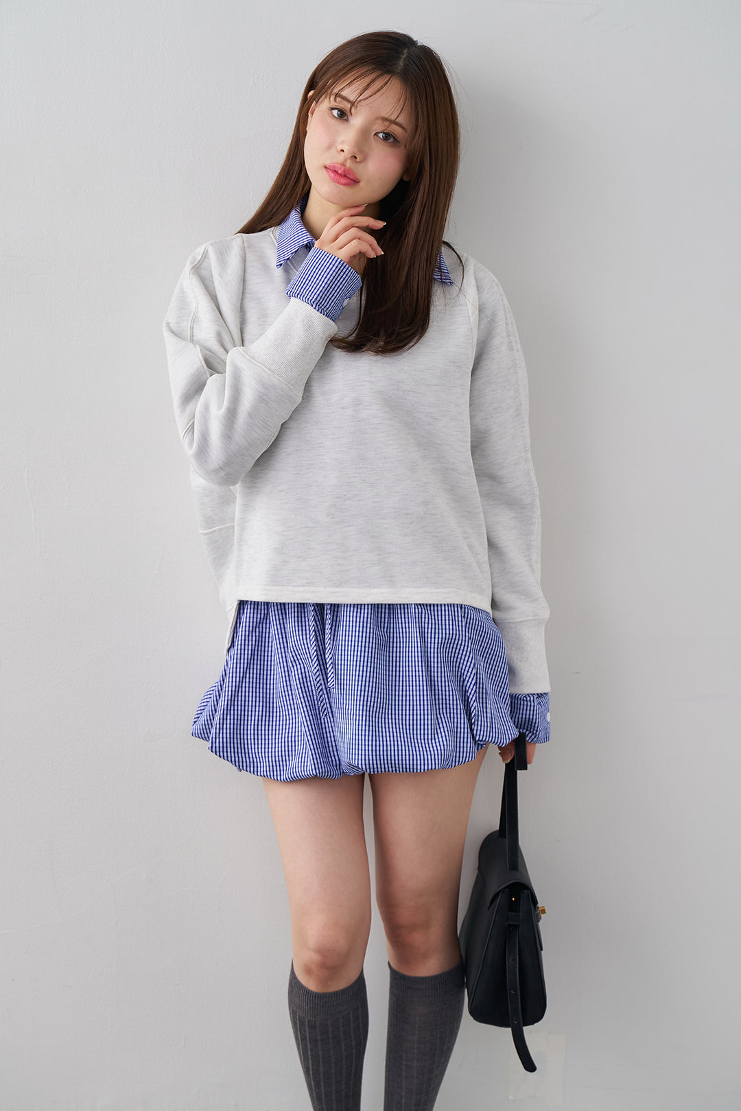 [予約]コクーンシルエットライトスウェットPO