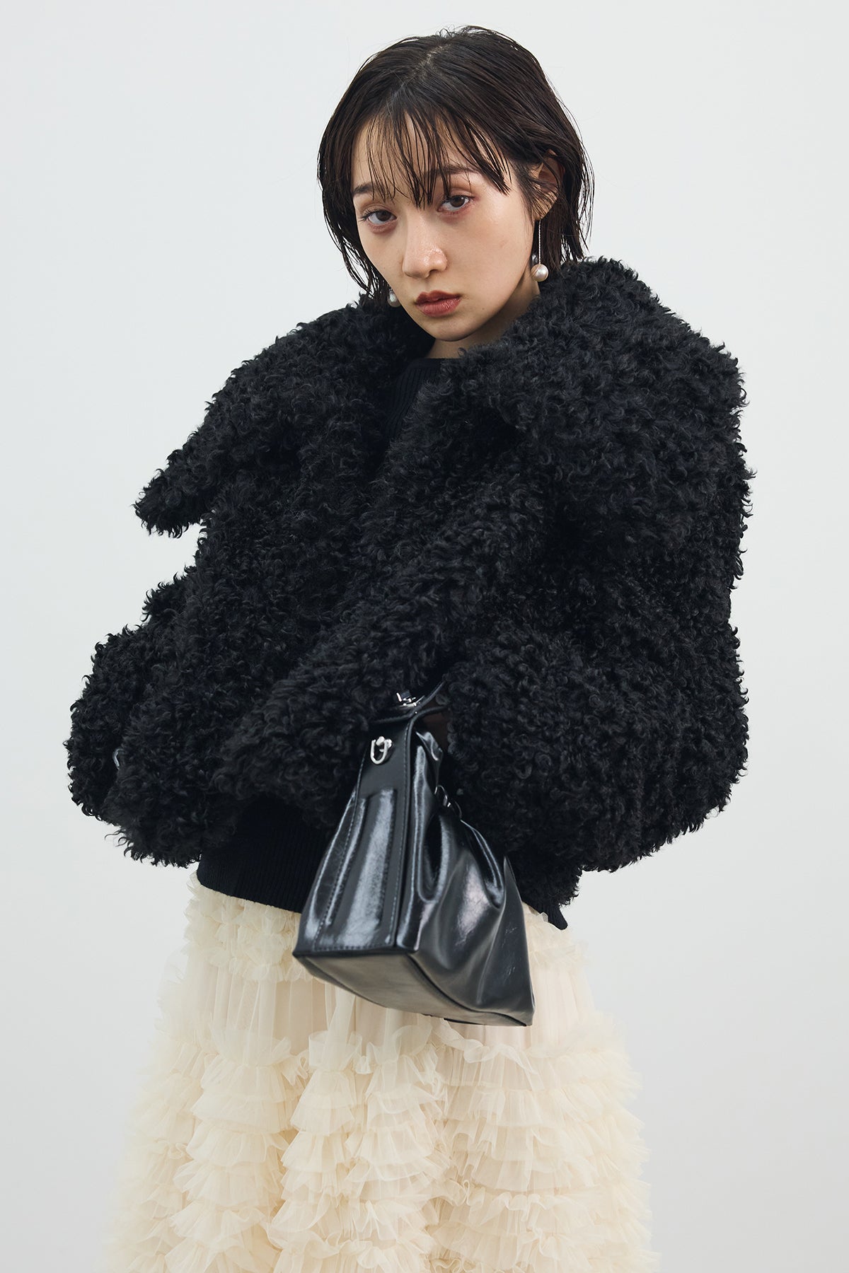 予約]BIGカラープードルショートコート – Frene