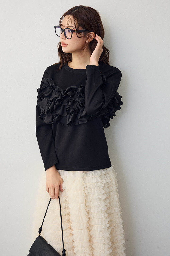 [予約]マルチウェイフリルプルオーバー