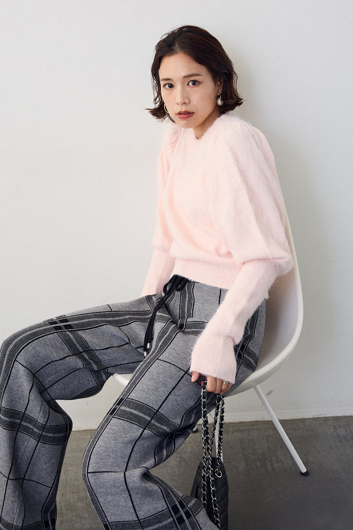 [予約]モヘアパフスリーブプルオーバー