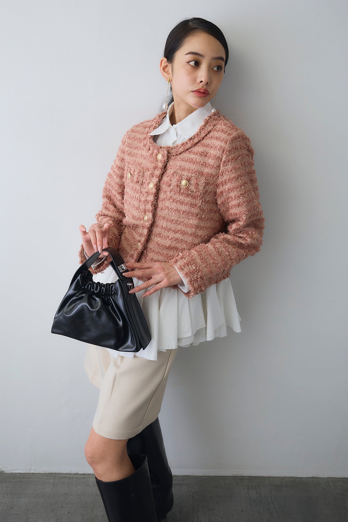 予約]フレンチクラシックツイードジャケット – Frene