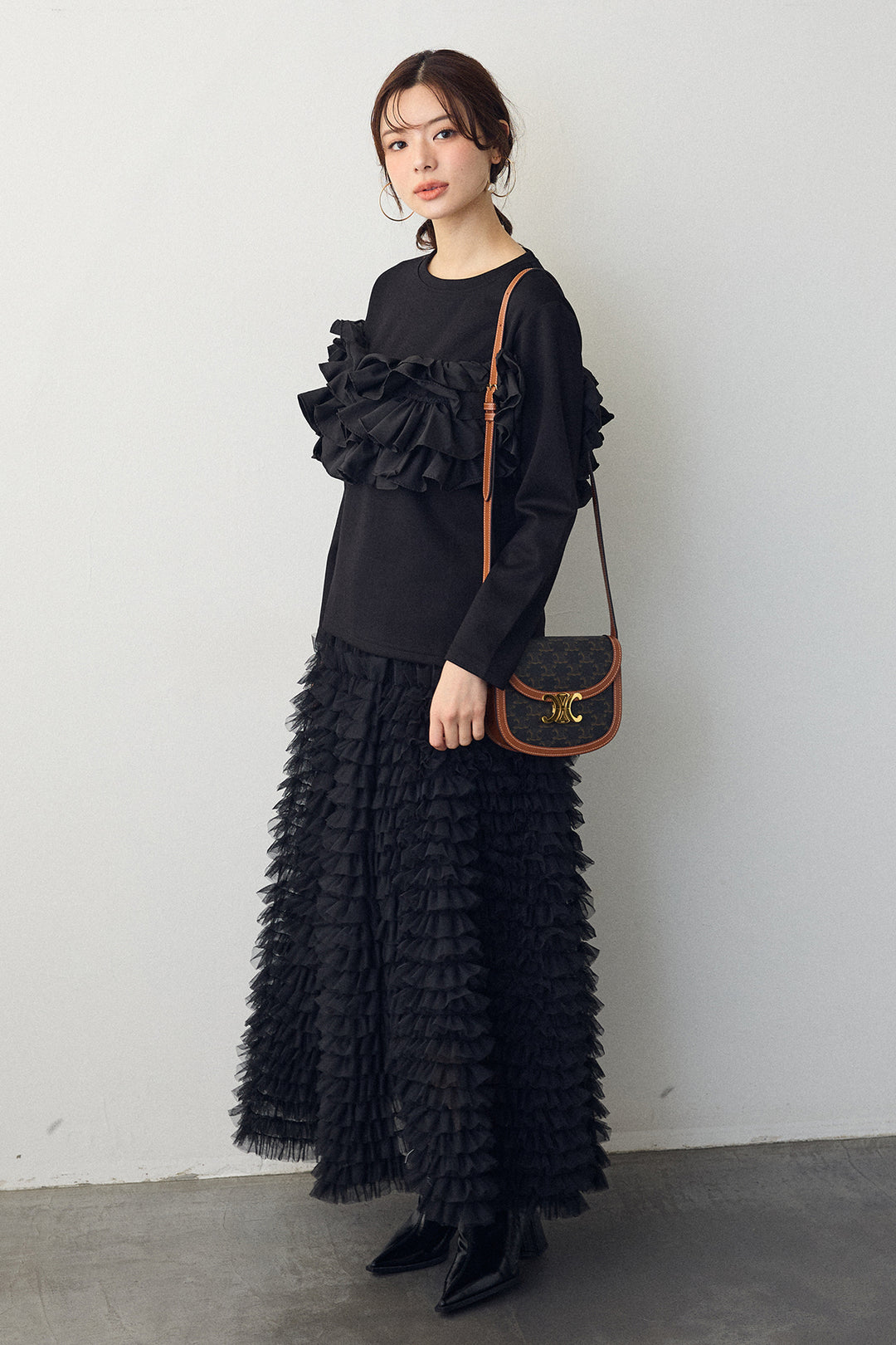 [予約]マルチウェイフリルプルオーバー