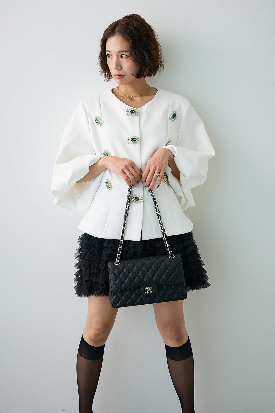 [予約]クラシカルビジュー美ラインジャケット