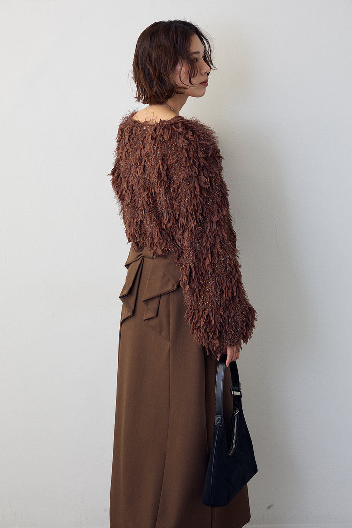 [予約]バックリボンセミフレアスカート