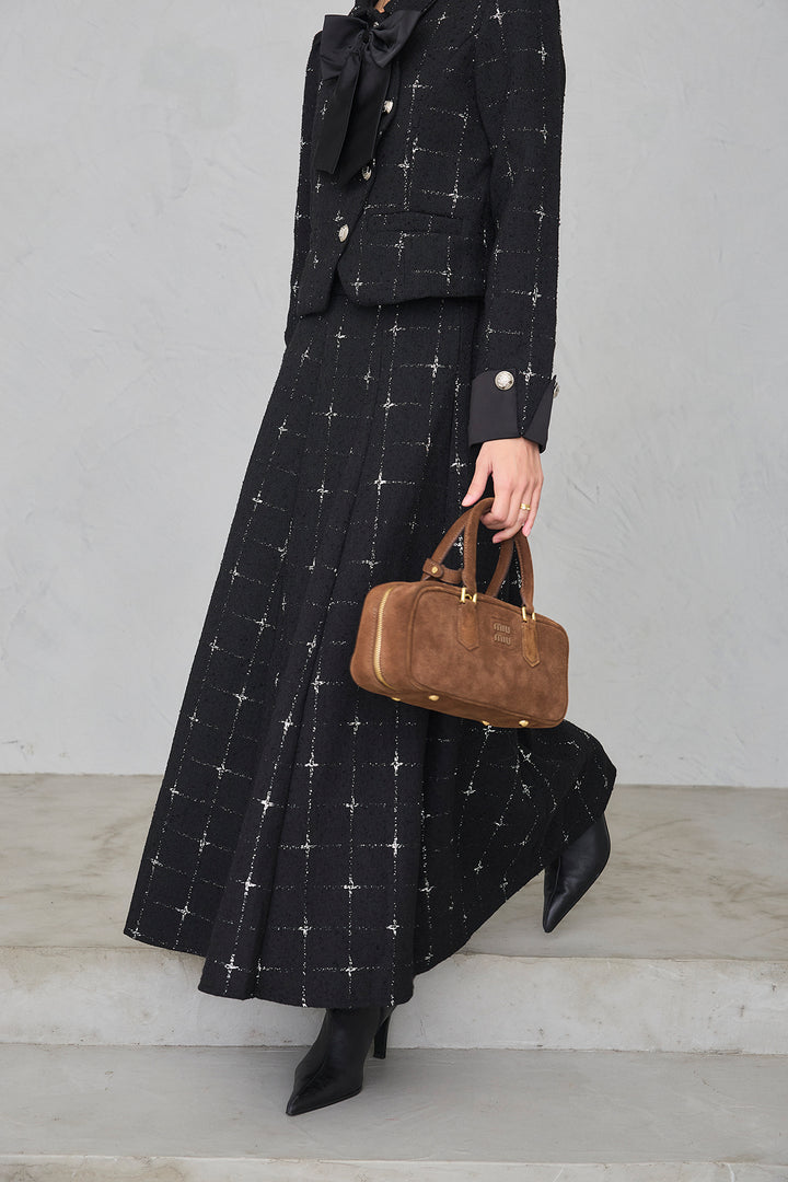 [予約]クラシックラインツイードリボン2wayセットアップ