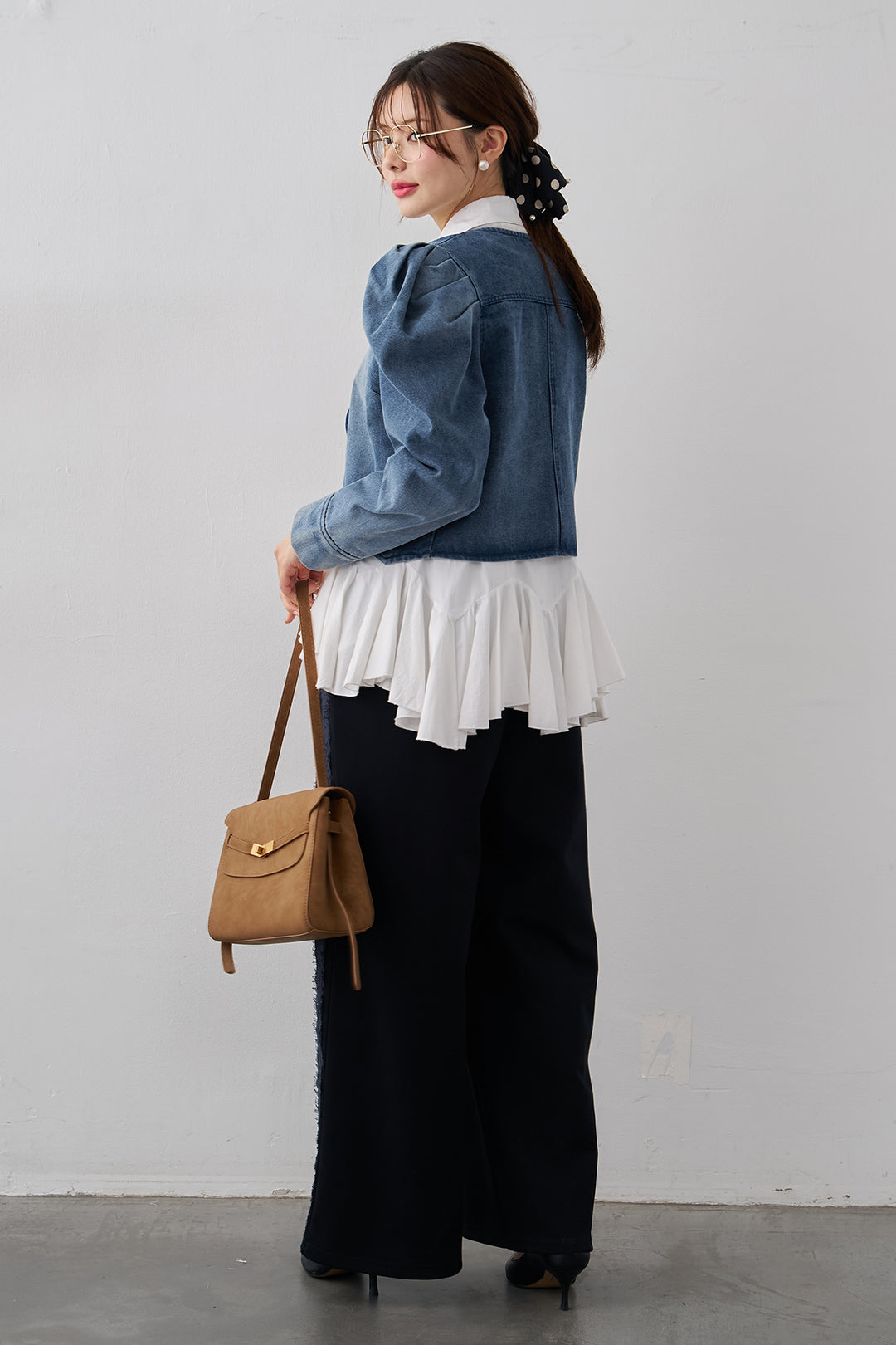 [予約]サイドレースWフェイスカットソーパンツ