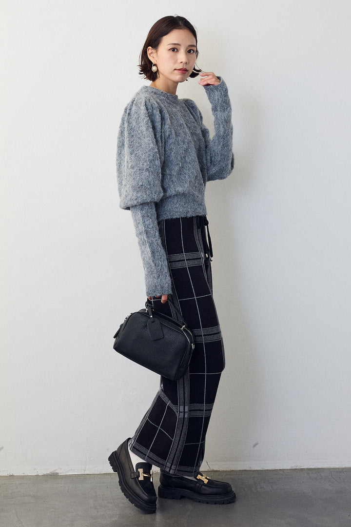 [予約]レザーライクスクエアワンハンドルBAG