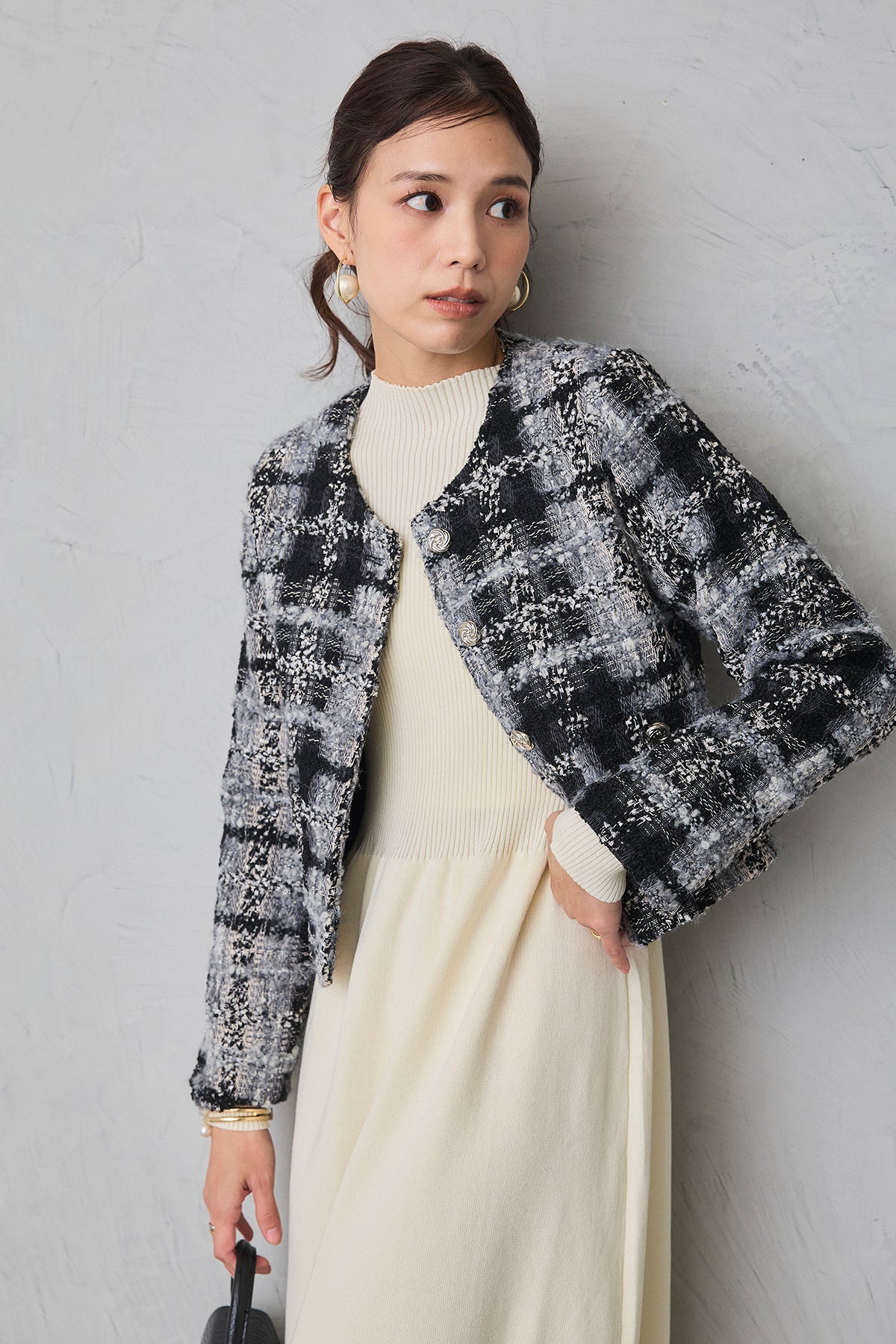 2023冬　シェットランドツイードニットのベレー 2023冬 シェットランドツイードニットのベレー 2023冬 シェットランド