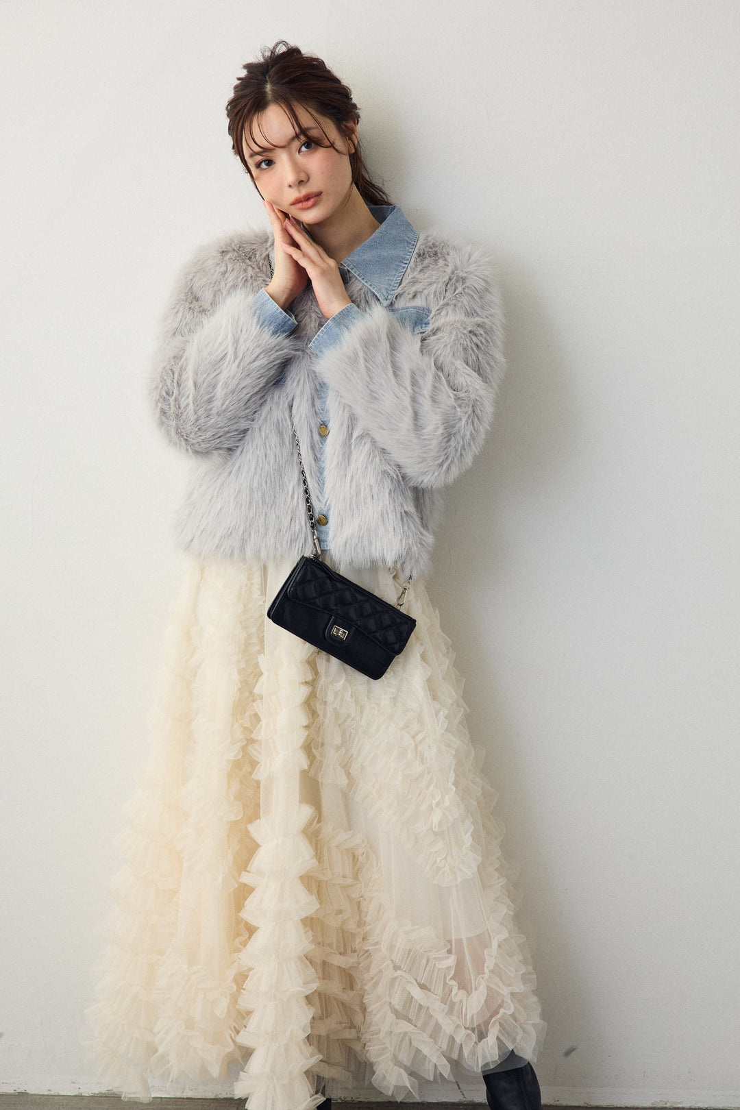 [予約]デニムシャツドッキングファージャケット