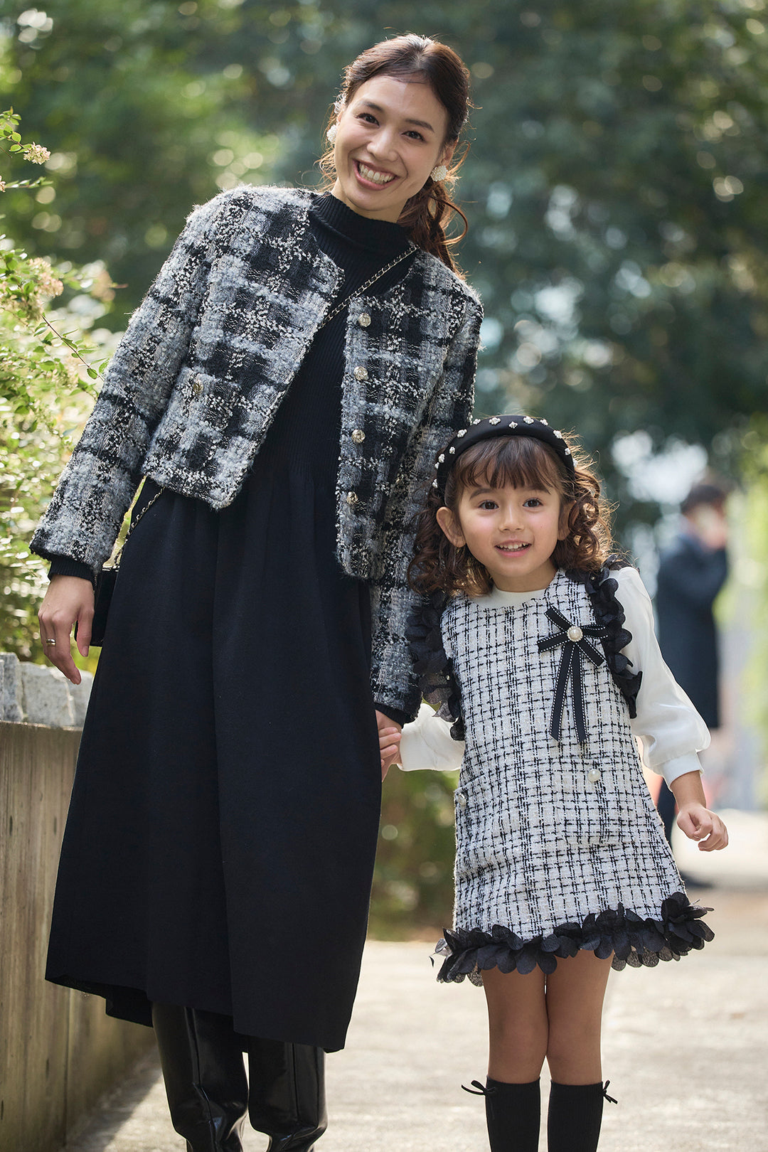 [予約]フリルツイードワンピセット