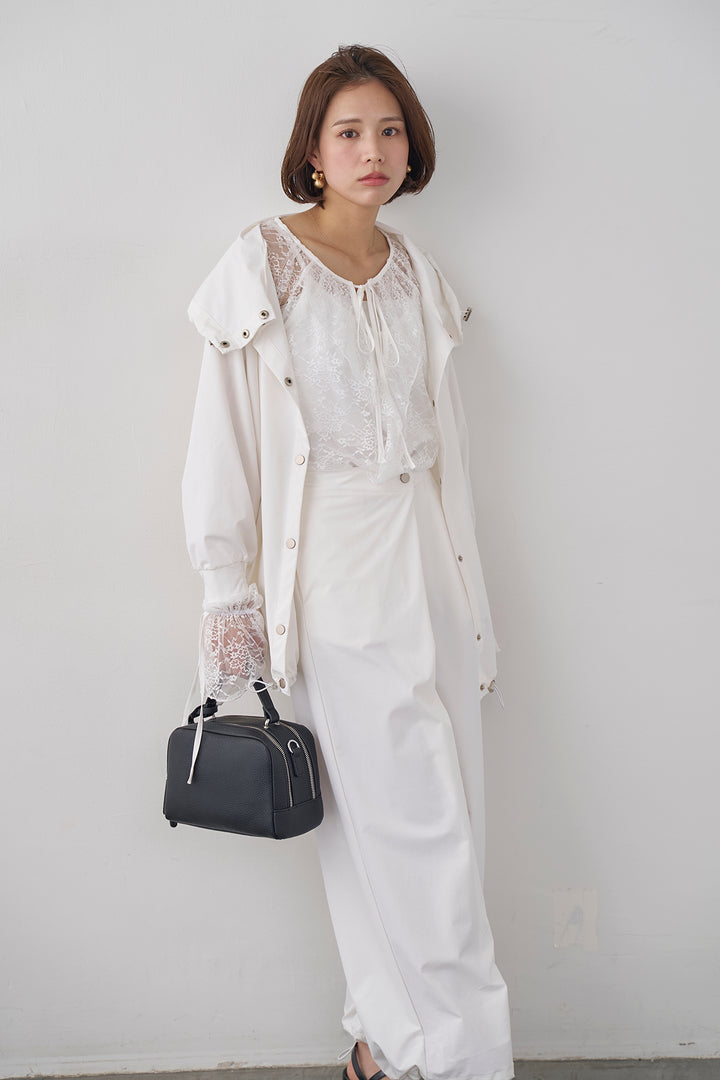 [予約/SET]撥水スタンドカラー2wayドロストブルゾン+撥水ドロストヘム2wayパンツ(2set)