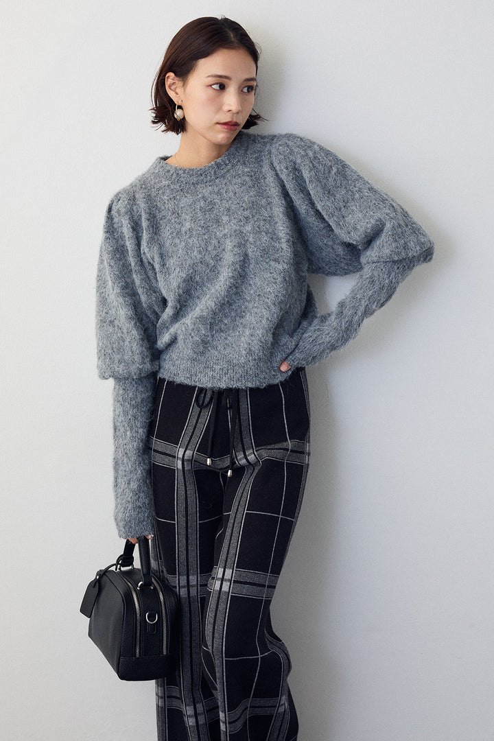 [予約]モヘアパフスリーブプルオーバー