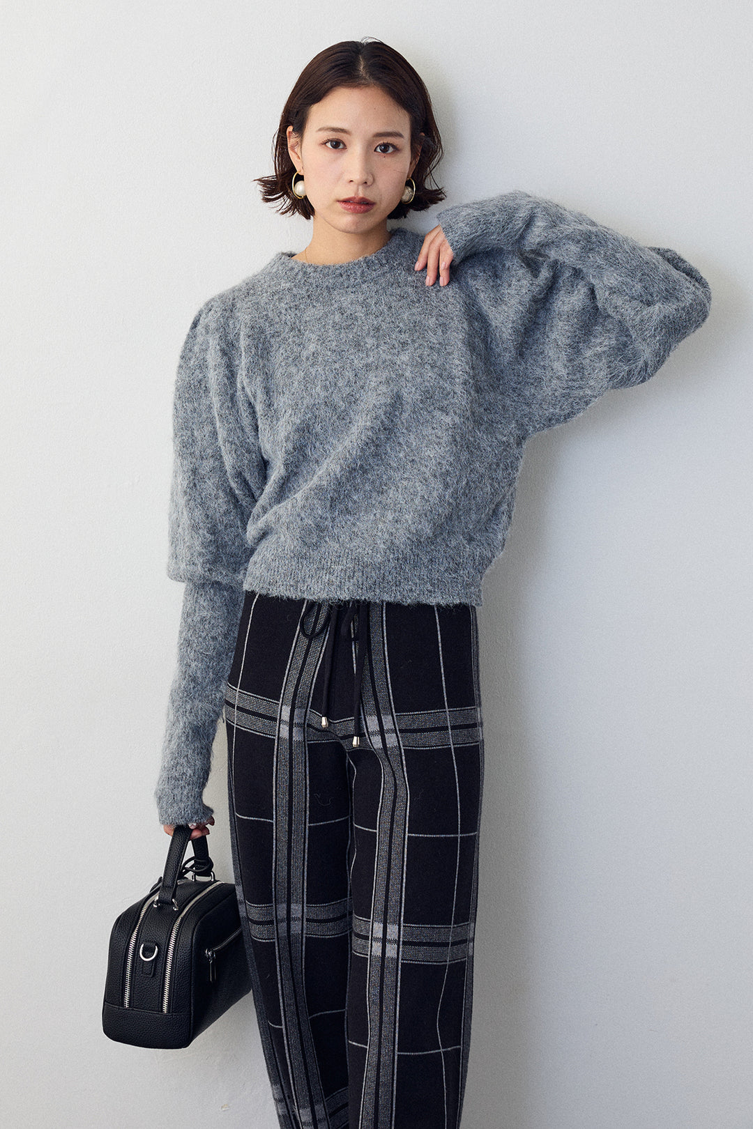 [予約]モヘアパフスリーブプルオーバー