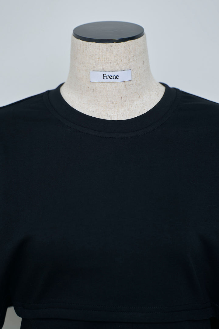 [予約]バックレースアップTシャツ