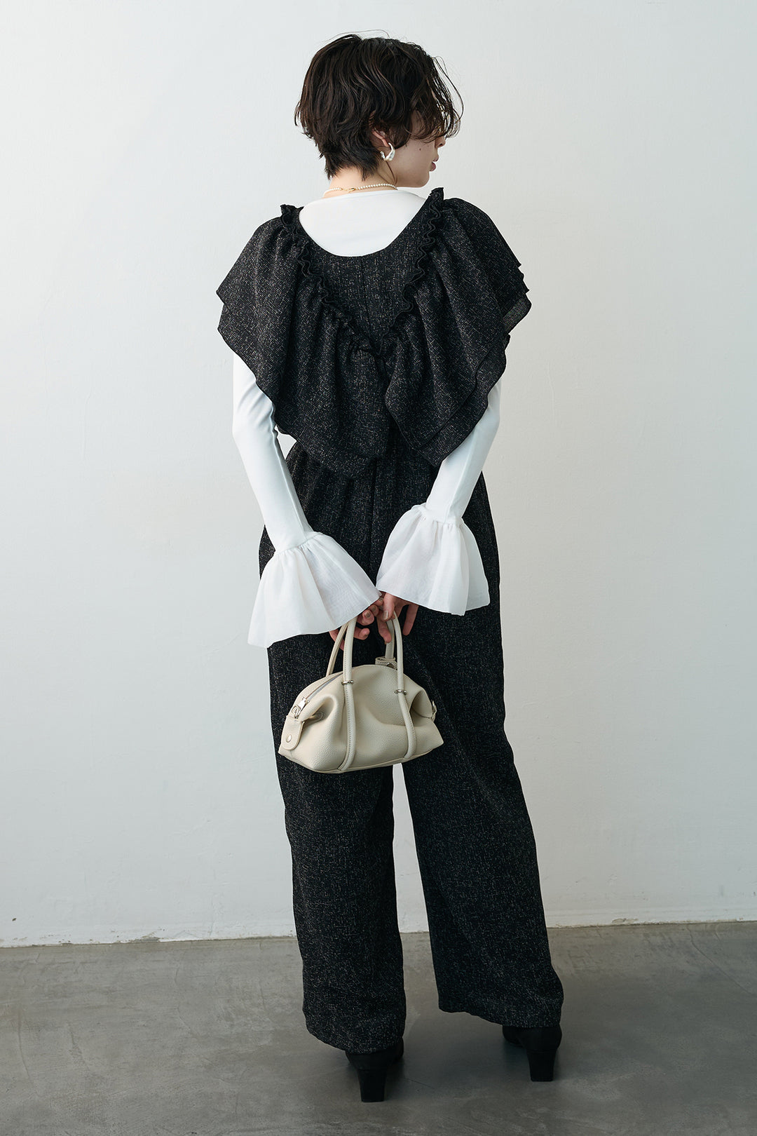 [予約]サマーツイードマルチウェイロンパース