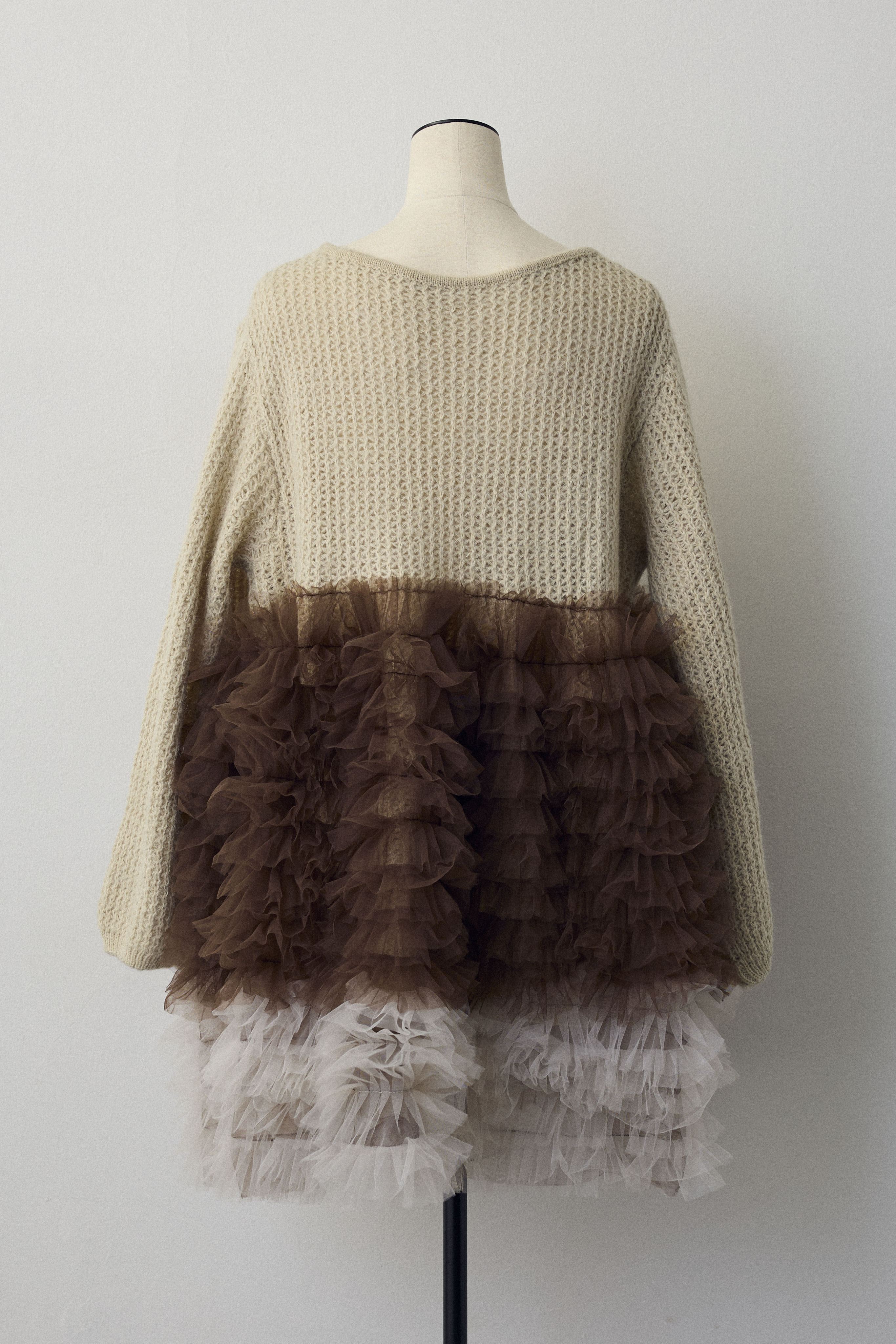 予約]ホイップチュールドッキングニットワンピ – Frene