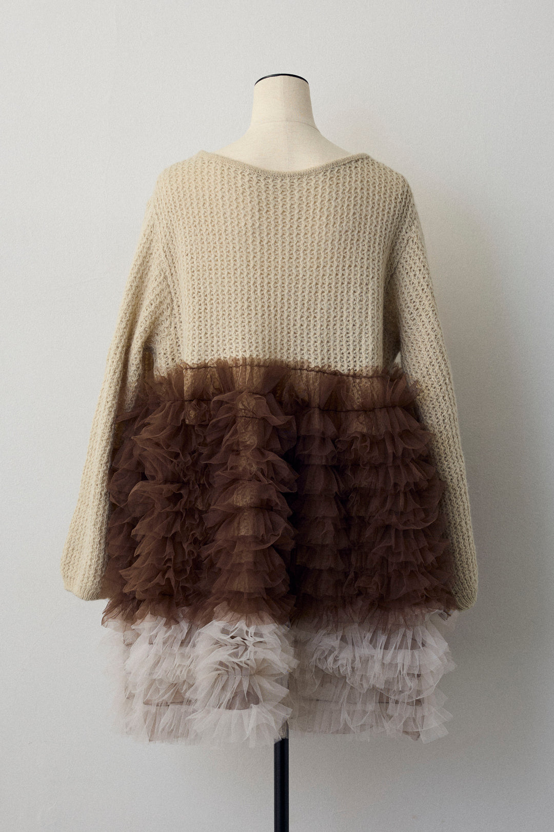 [予約]ホイップチュールドッキングニットワンピ