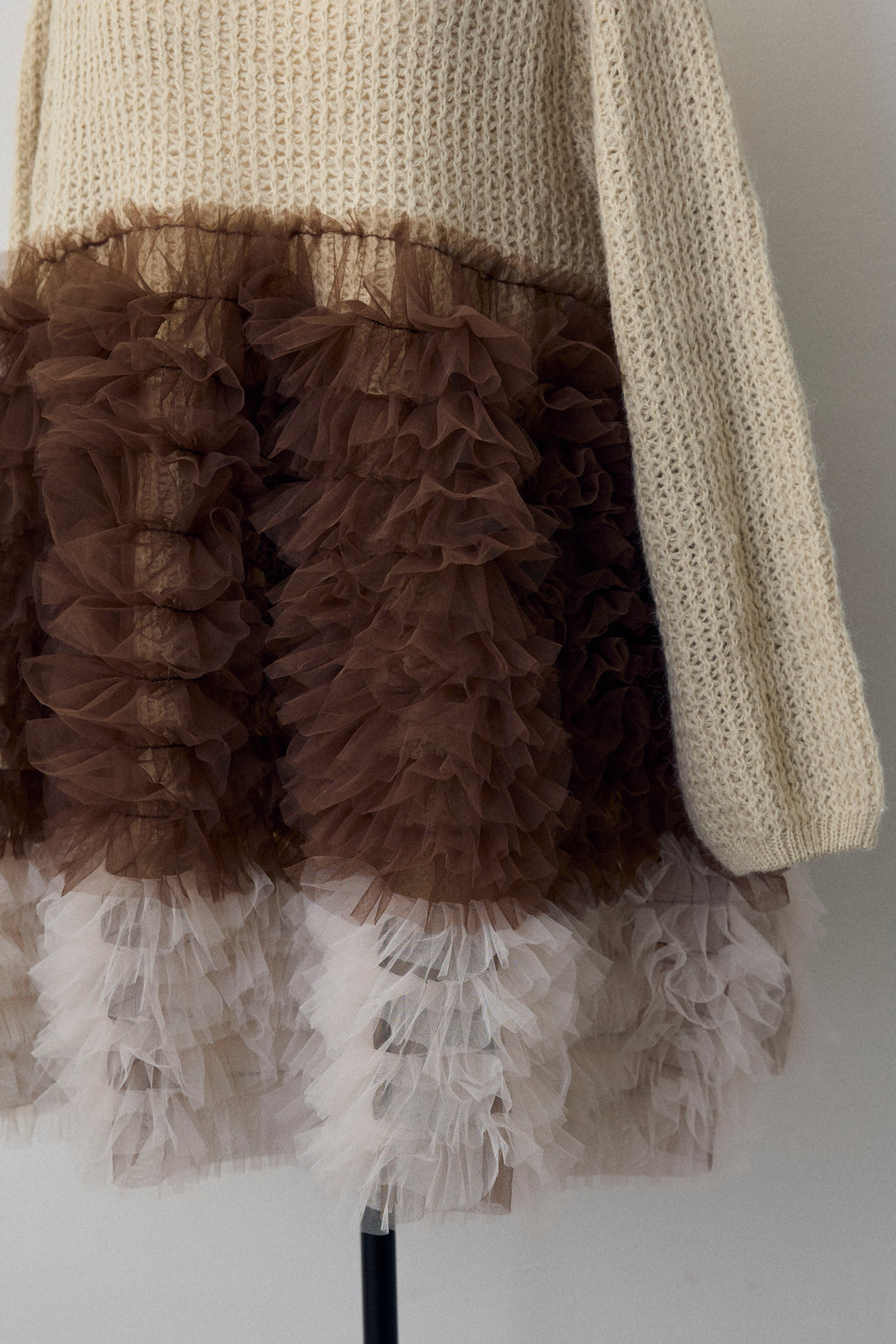 [予約]ホイップチュールドッキングニットワンピ