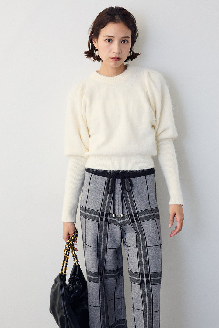 [予約]モヘアパフスリーブプルオーバー
