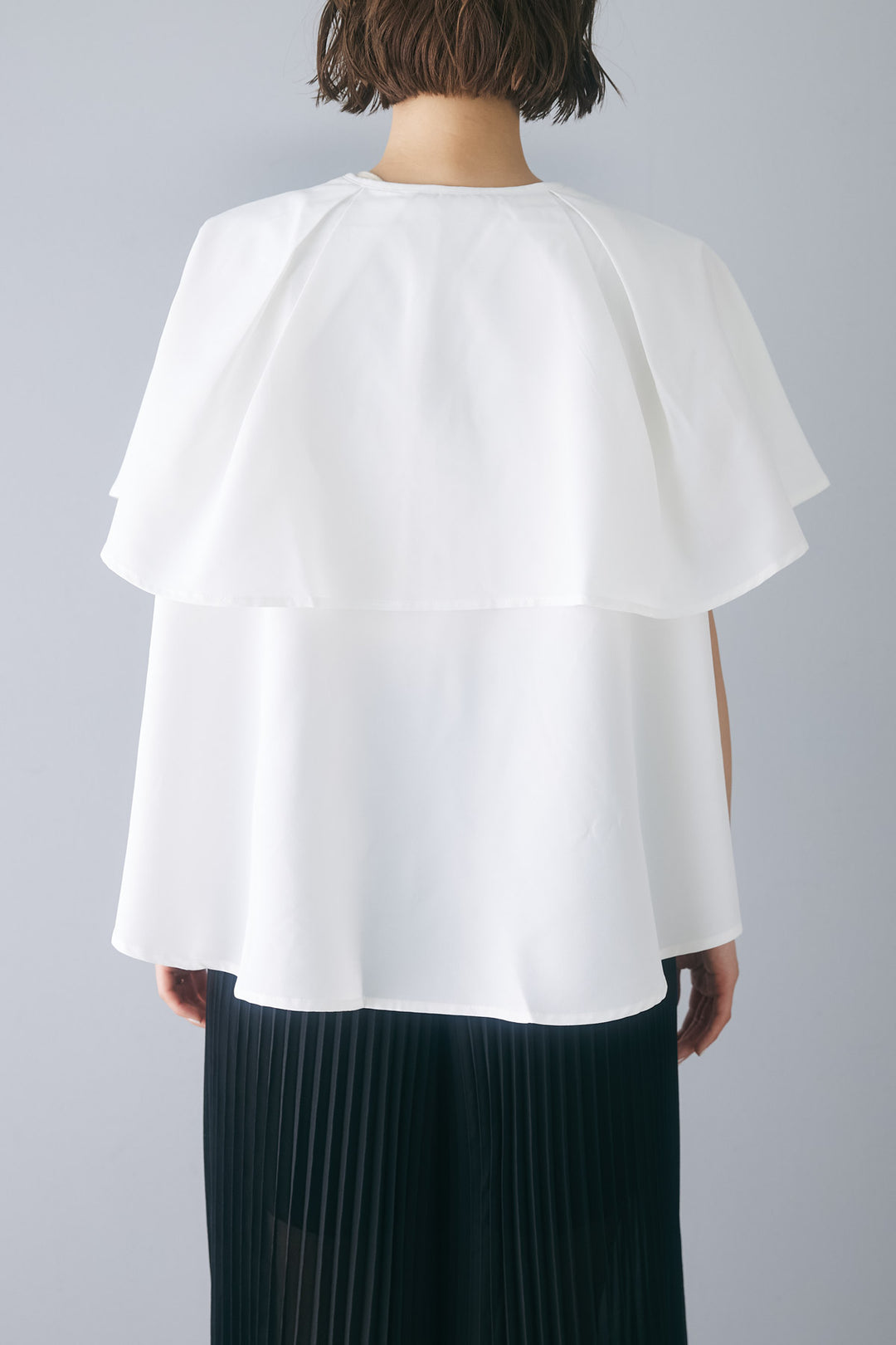 [一部即納]ケープカラーブラウス