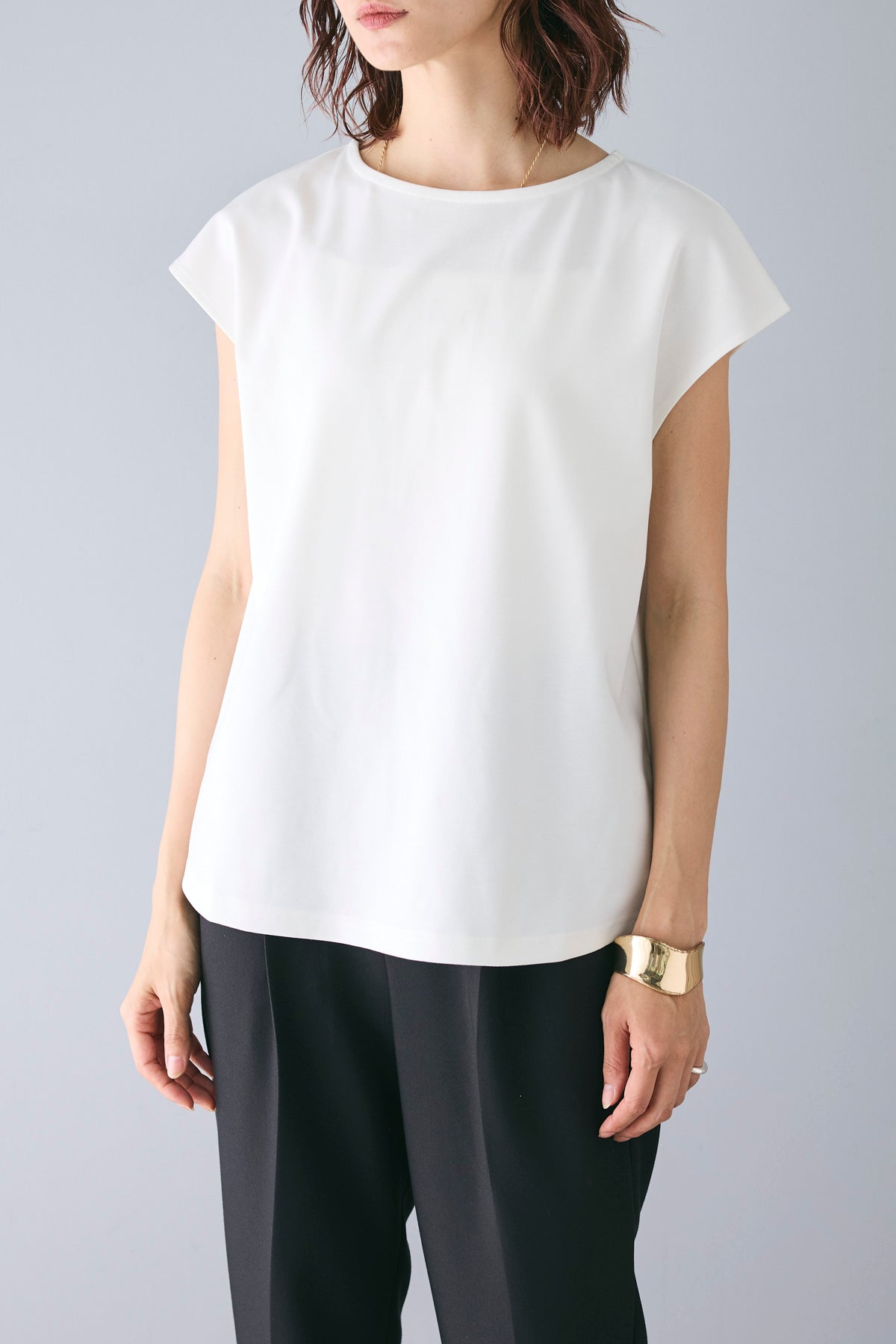 予約]フレンチスリーブポンチトップス – Frene