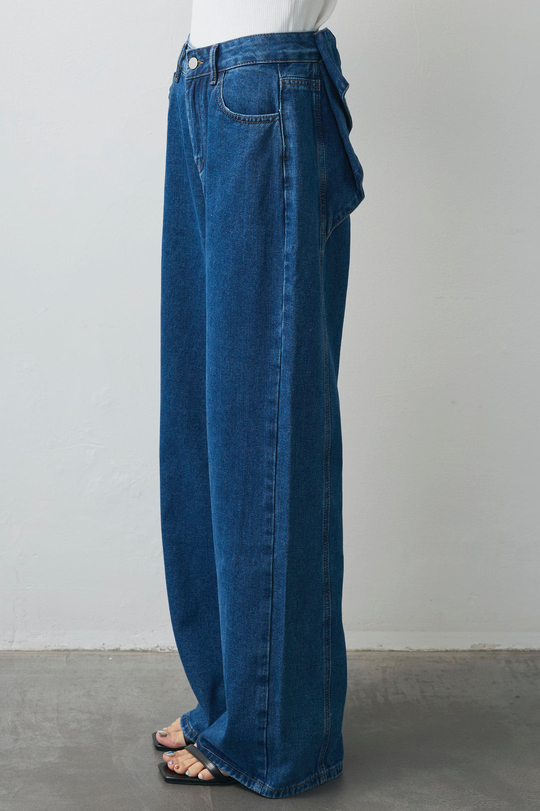 [予約]バックリボンデザインデニムパンツ