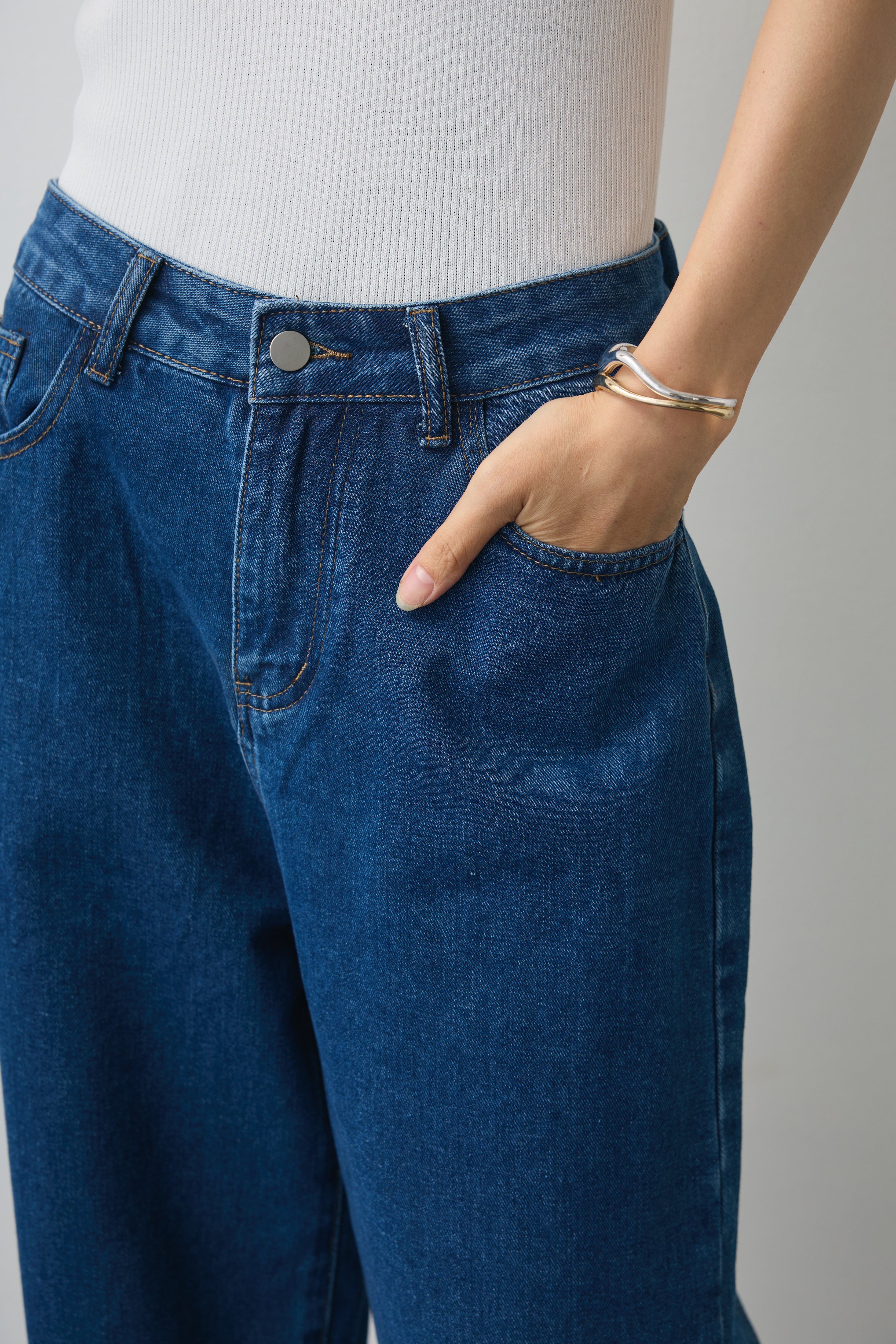 Frene バックリボンデザインデニムパンツ 予約]バックリボンデザインデニムパンツ – Frene