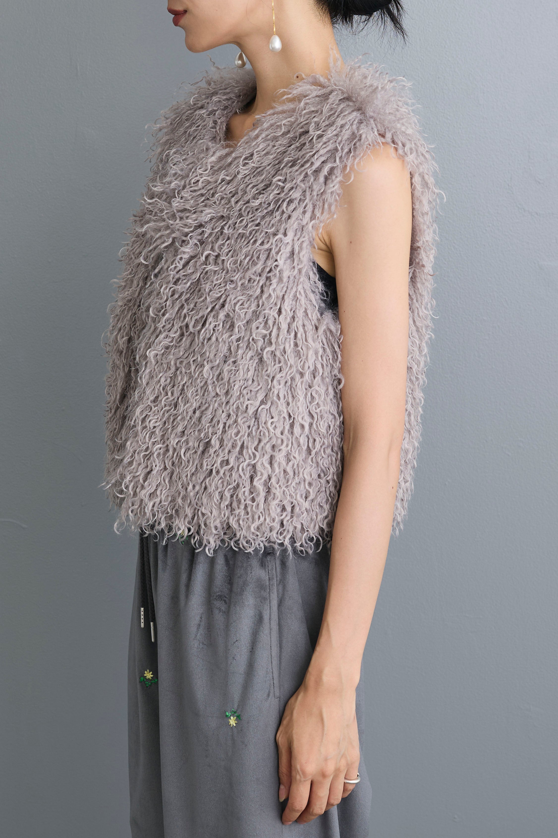 FURART ファー ベスト SARA - ファーベスト made in INTER FACTORY（ベスト）｜INTER