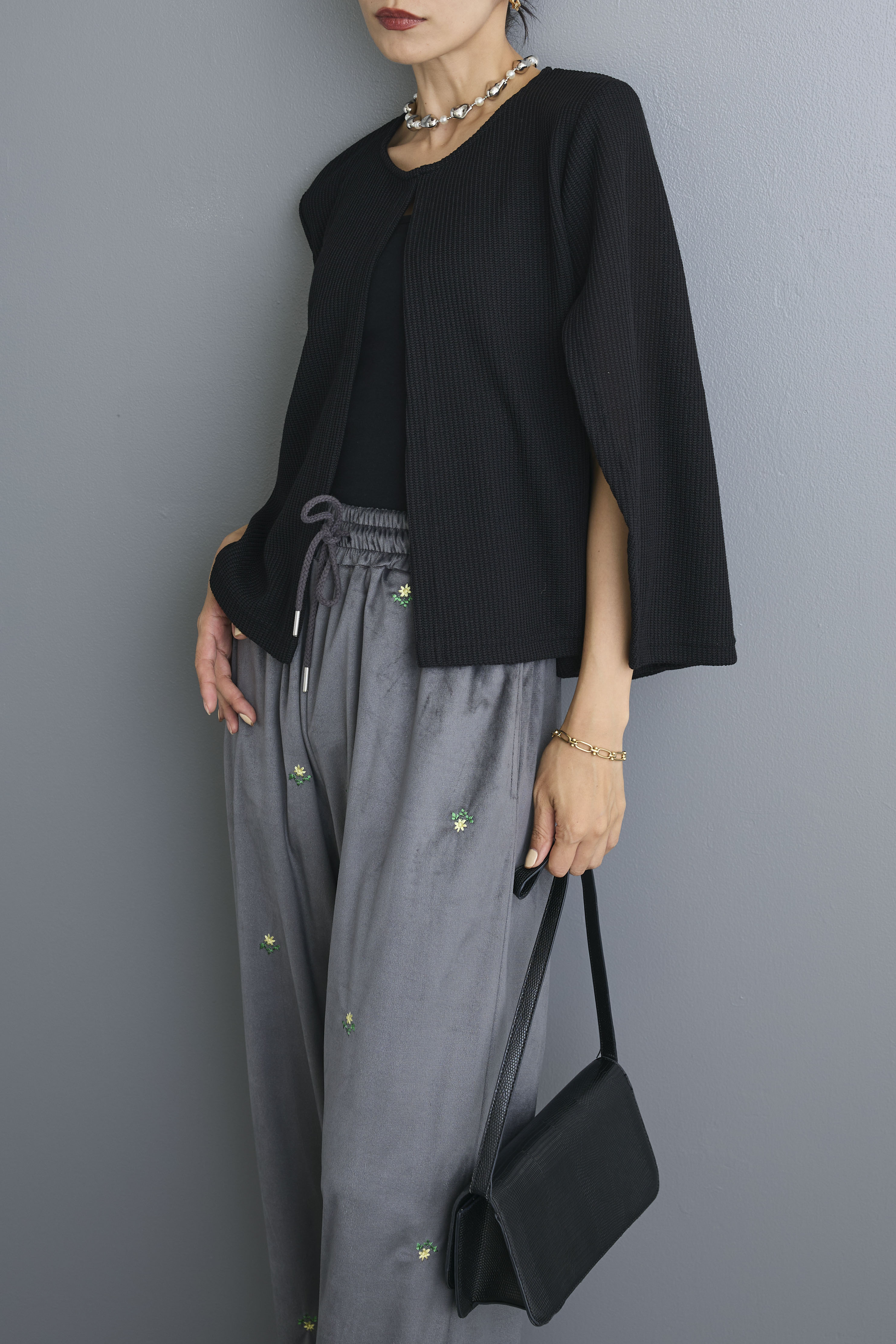 かもめ　２点セット　フラーネ　frene フリル袖ブラウス＋オールインワン Shirt&Blouse – Frene