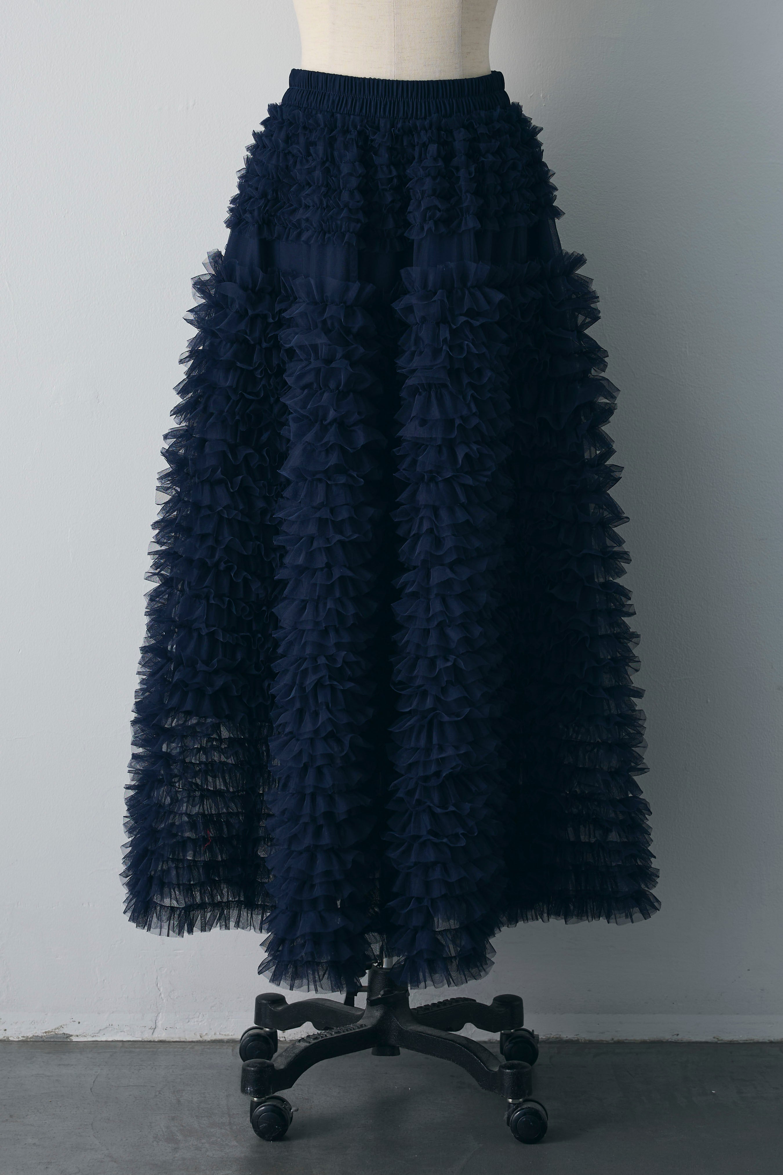 予約]ホイップチュールティアードスカート – Frene