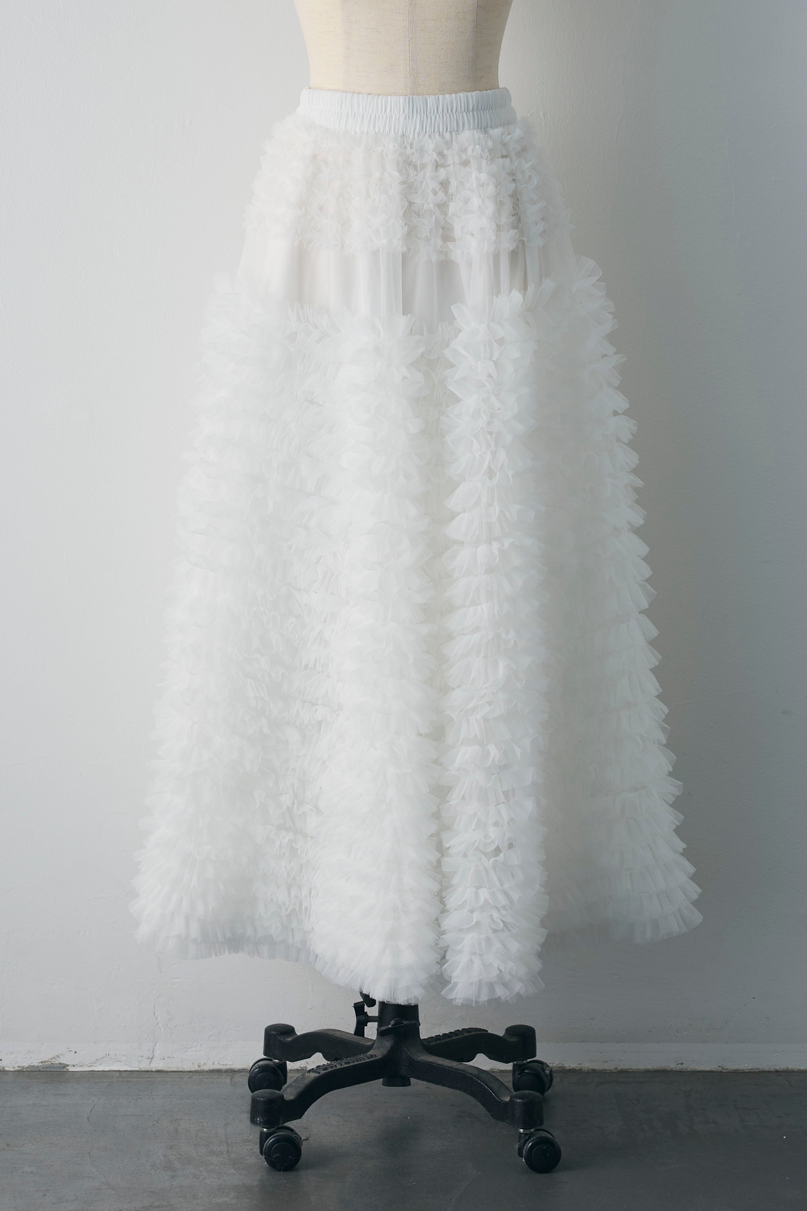 予約]ホイップチュールティアードスカート – Frene