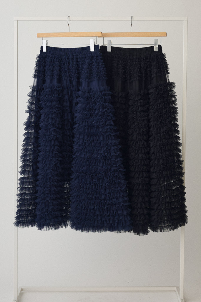 予約/SET]ホイップチュールティアードスカート+ホイップチュール