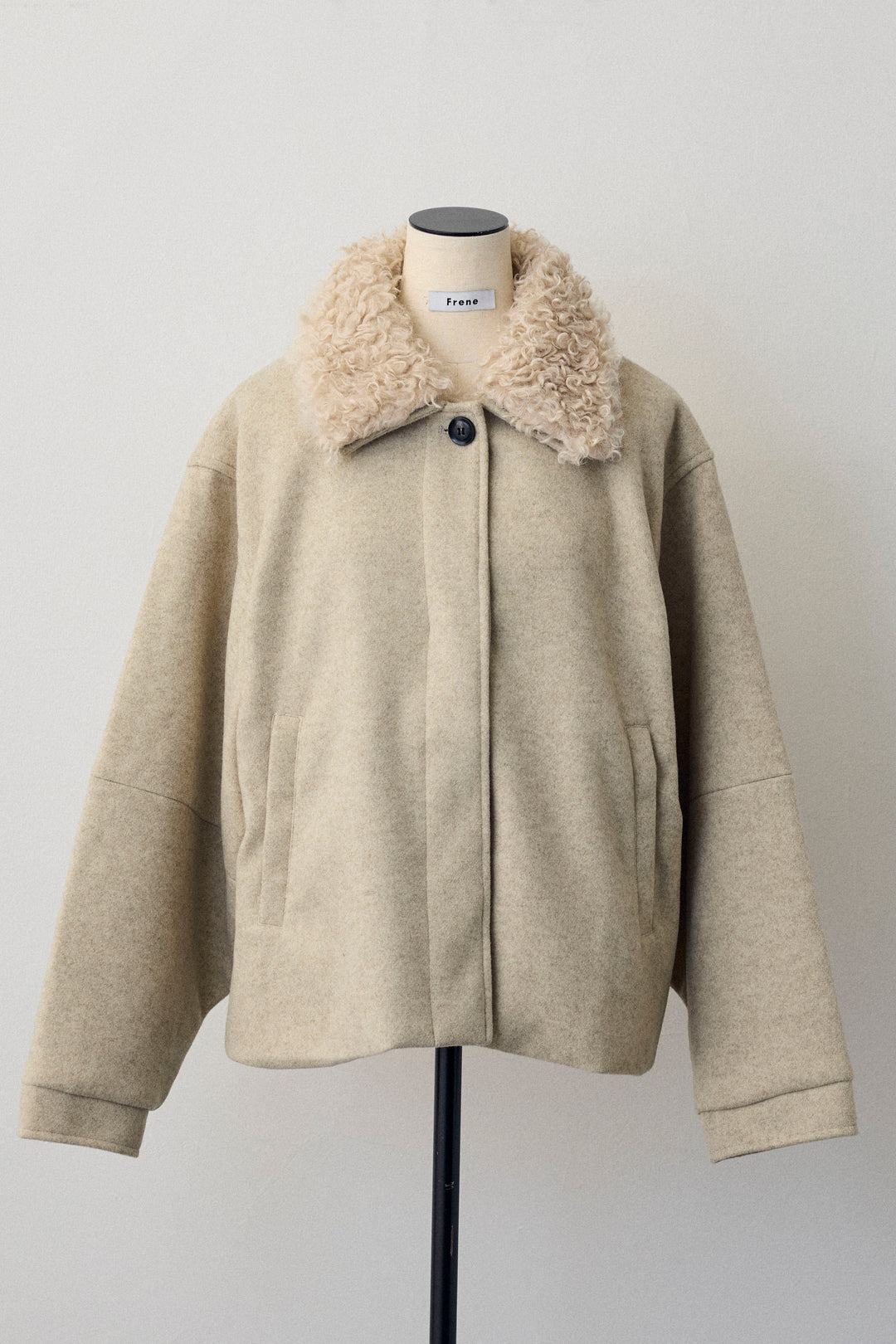 [予約]プードル襟2wayコート