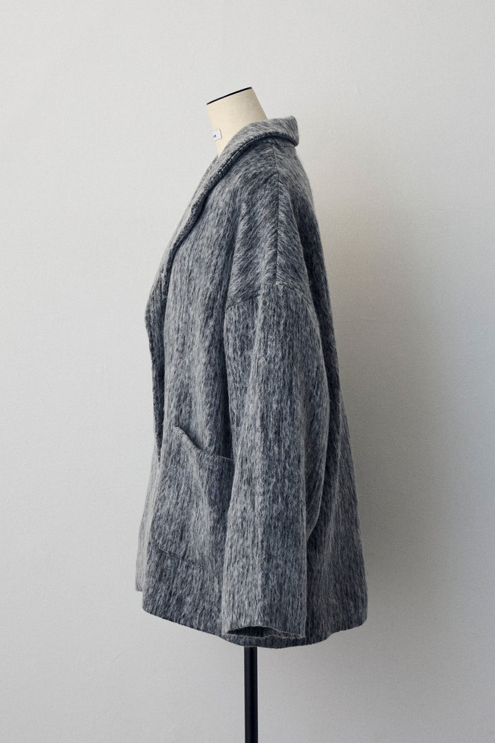 [予約]シャギーミドル丈コート