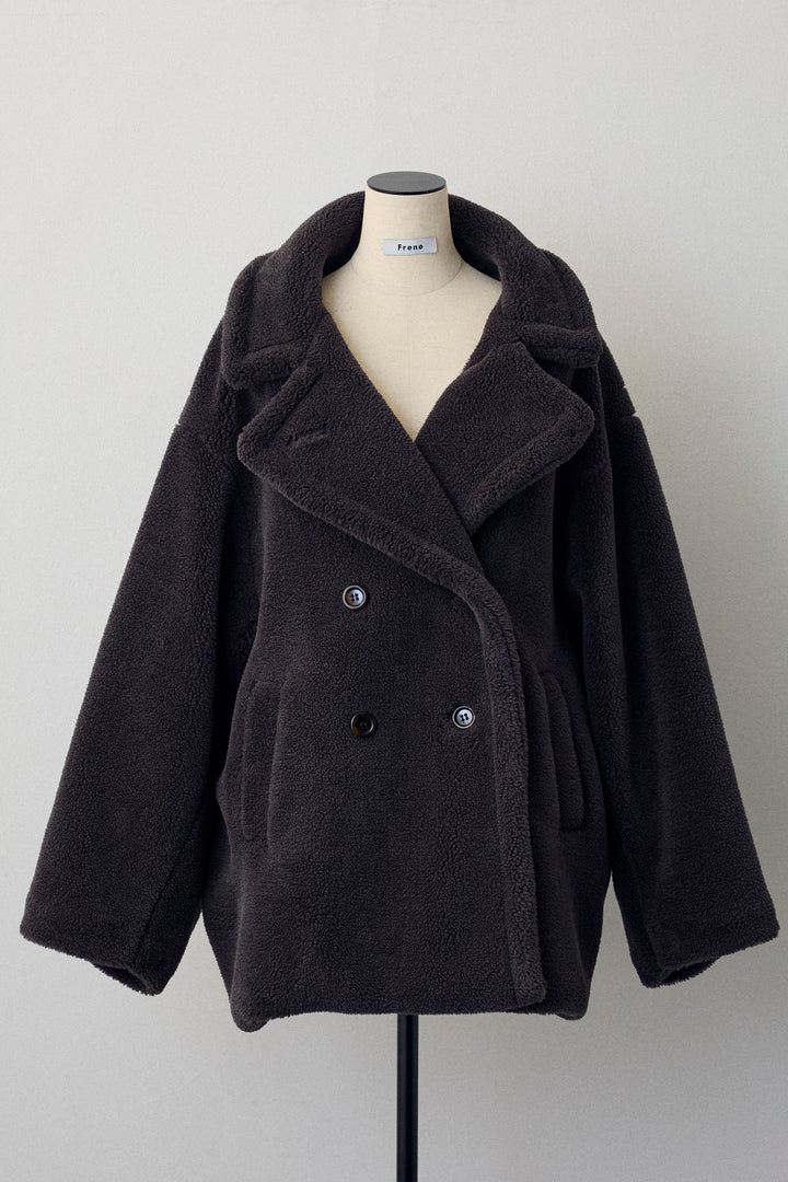 [予約]テディボアミディ丈コート