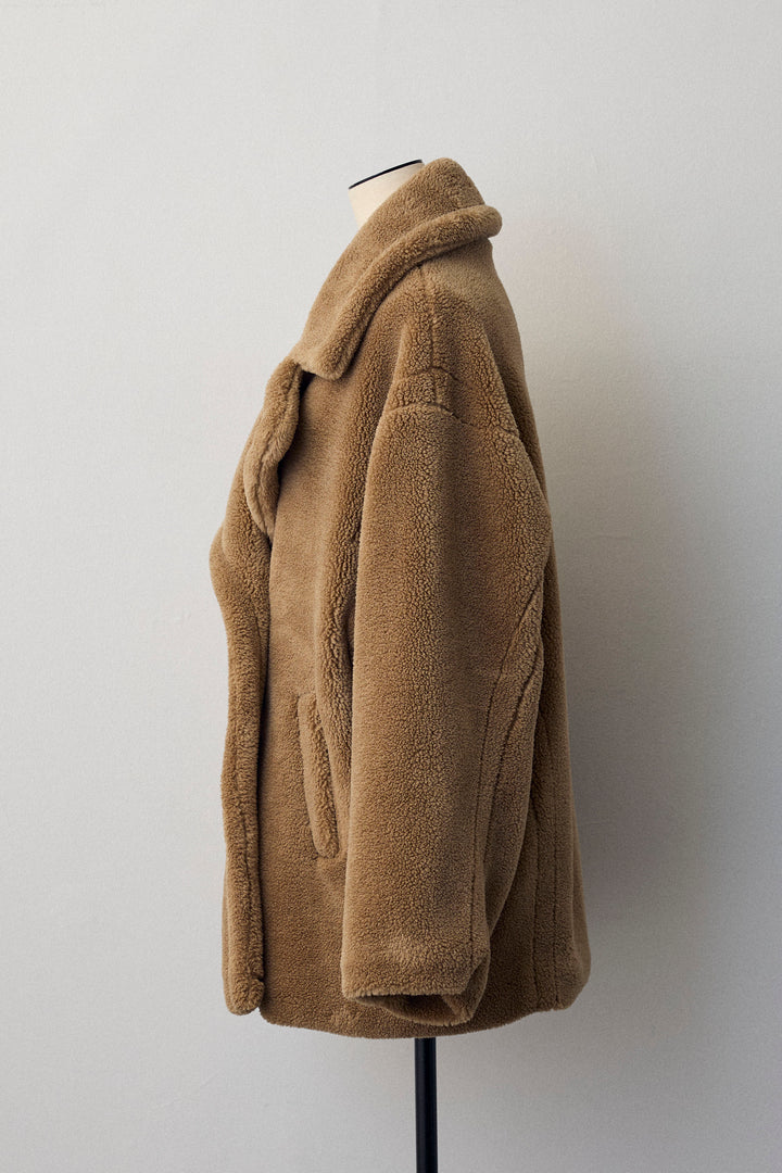 [予約]テディボアミディ丈コート