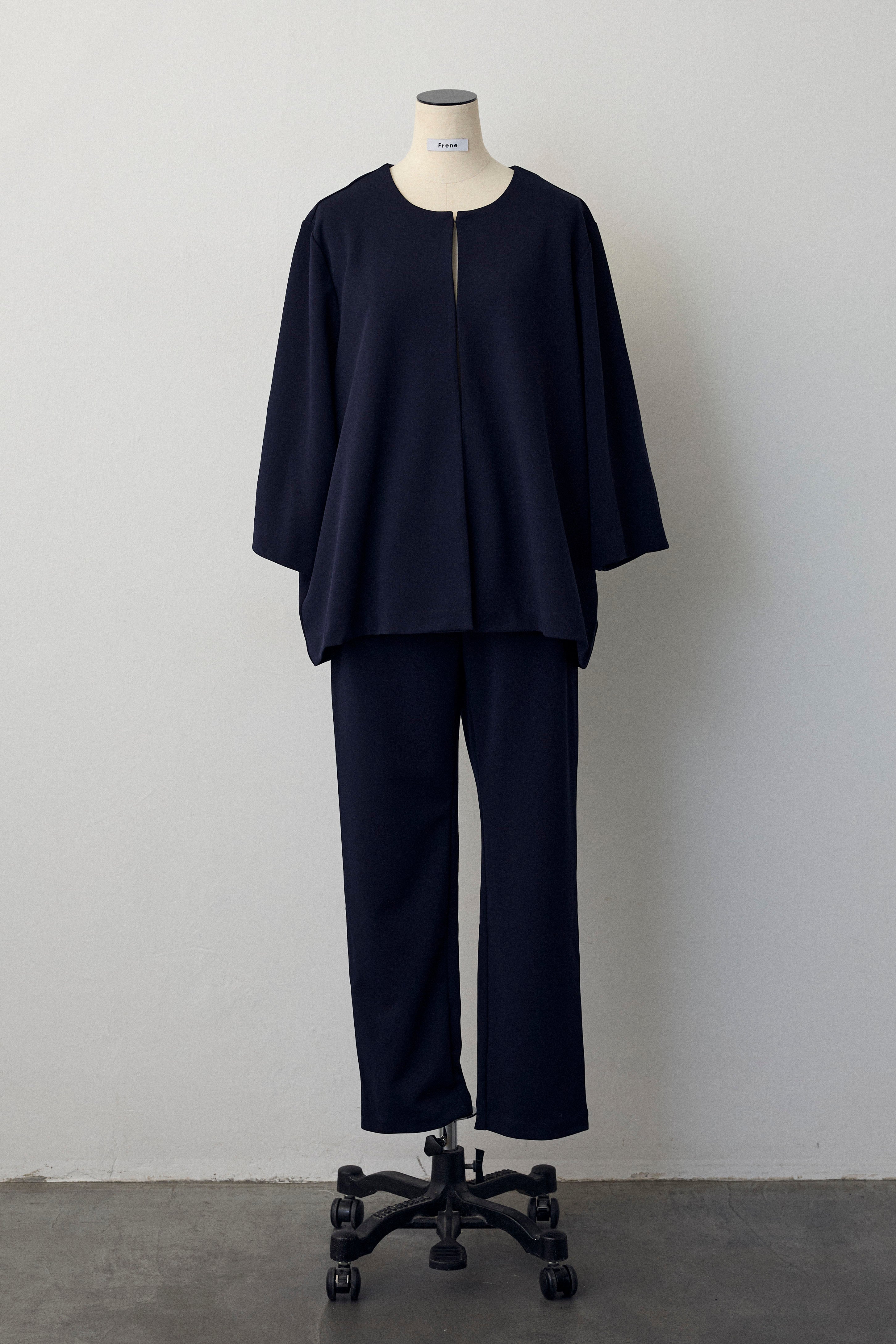 予約]ノーカラージョーゼットセットアップ – Frene