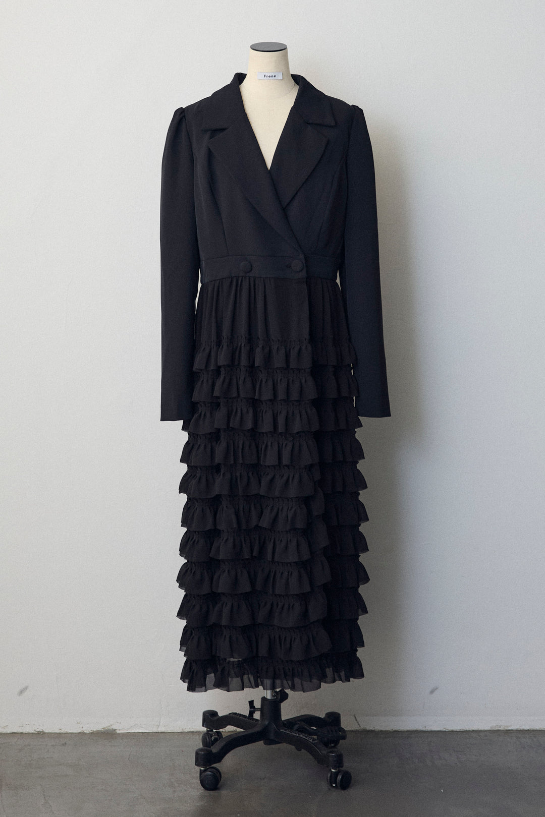 [予約]ティアードチュールドッキングジャケットワンピース