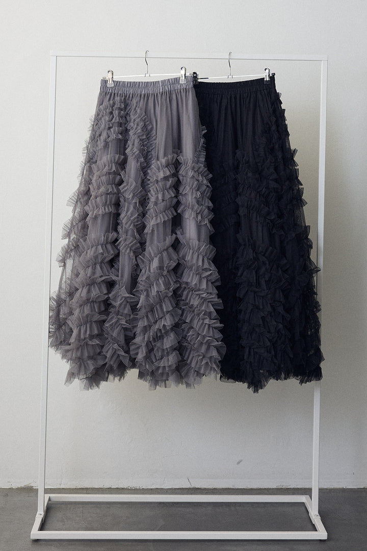 [予約/SET]スフレアシメチュールスカート+スフレアシメチュールスカート(2set)