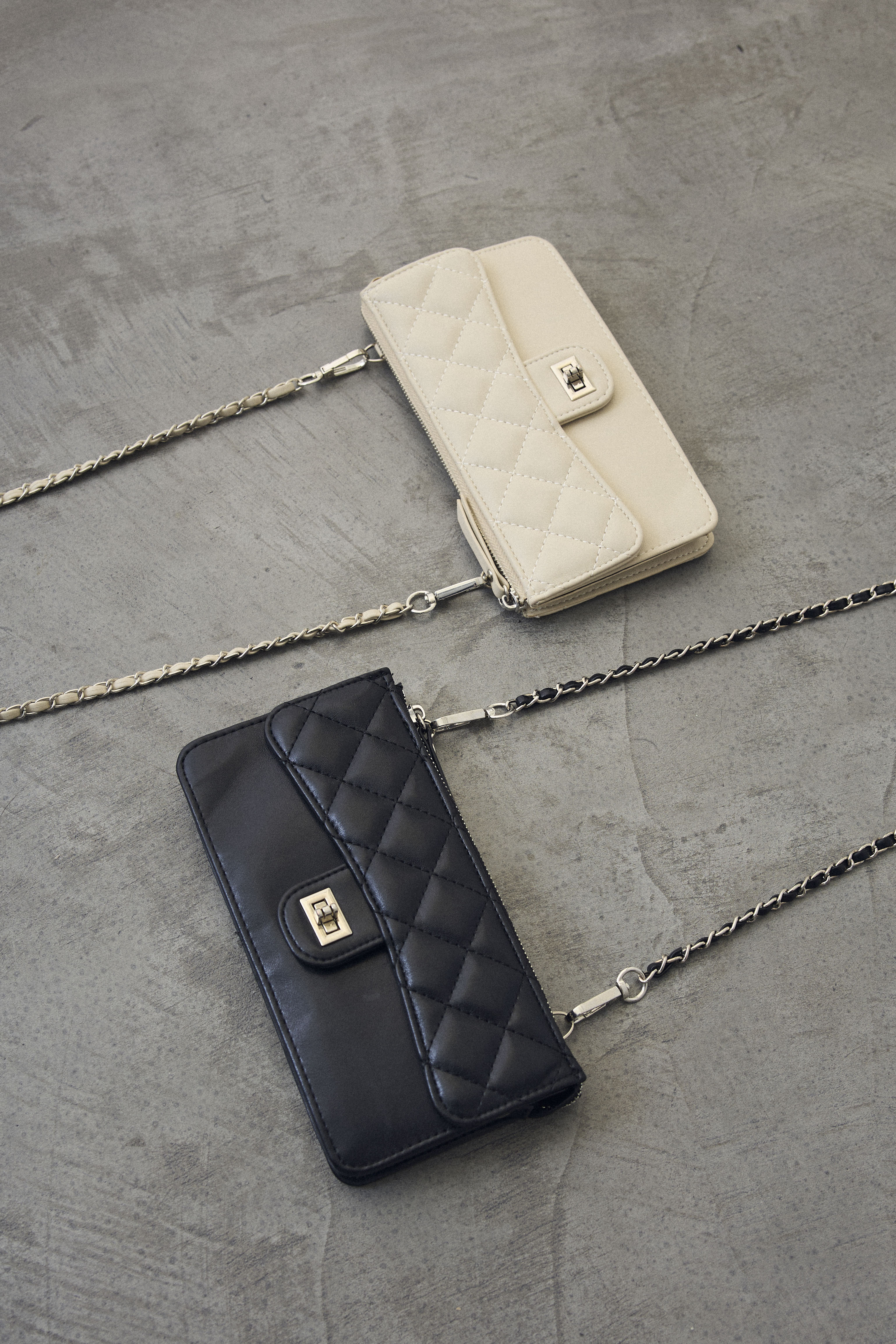 予約]ウォレットキルティングチェーンBAG – Frene