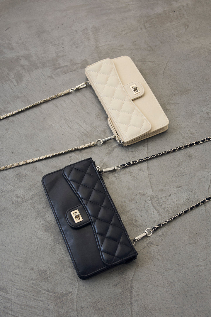 [予約]ウォレットキルティングチェーンBAG