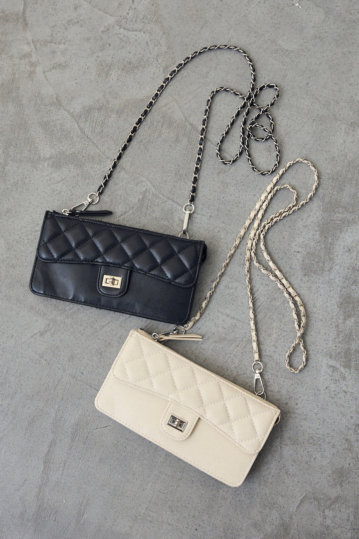 [予約]ウォレットキルティングチェーンBAG