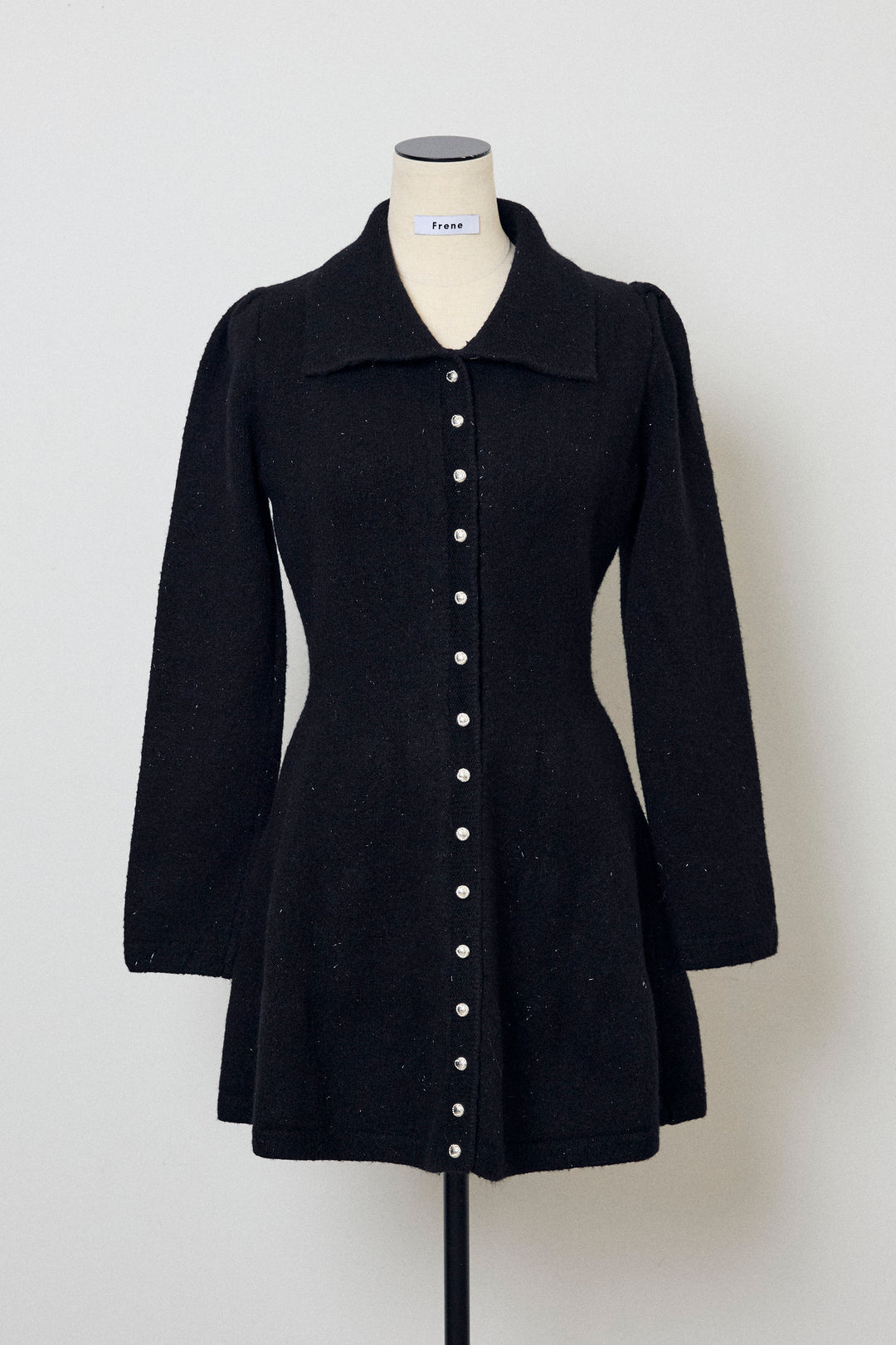 [予約]セミフレアラインニットミニワンピ