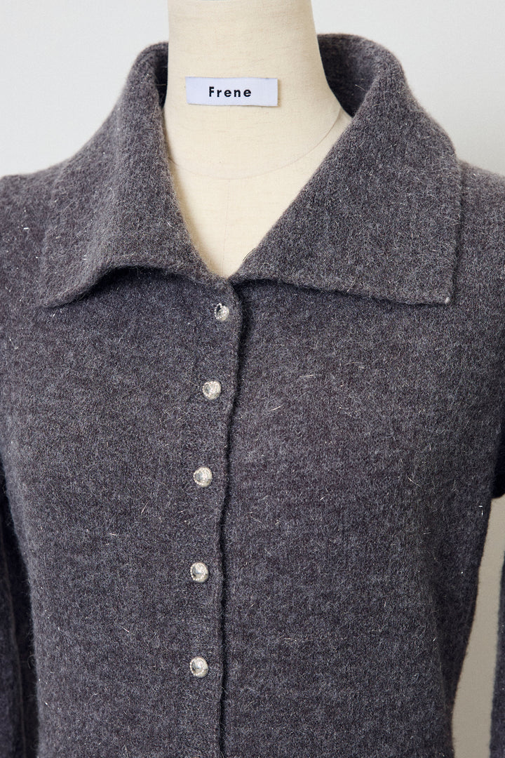 [予約]セミフレアラインニットミニワンピ