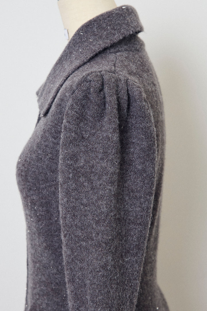 [予約]セミフレアラインニットミニワンピ