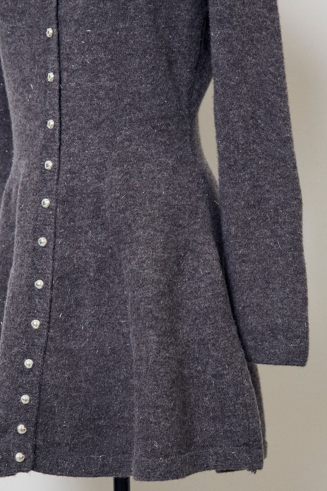 [予約]セミフレアラインニットミニワンピ