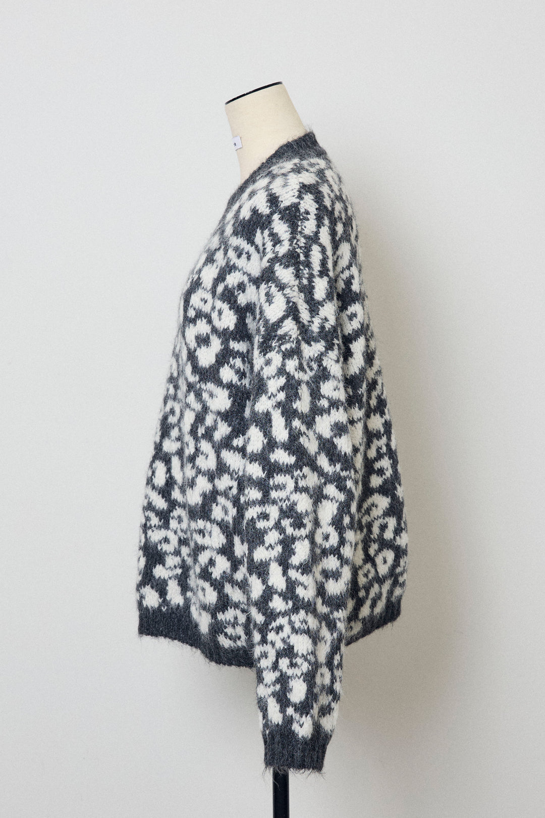 [予約]レオパードクルーネックニットプルオーバー