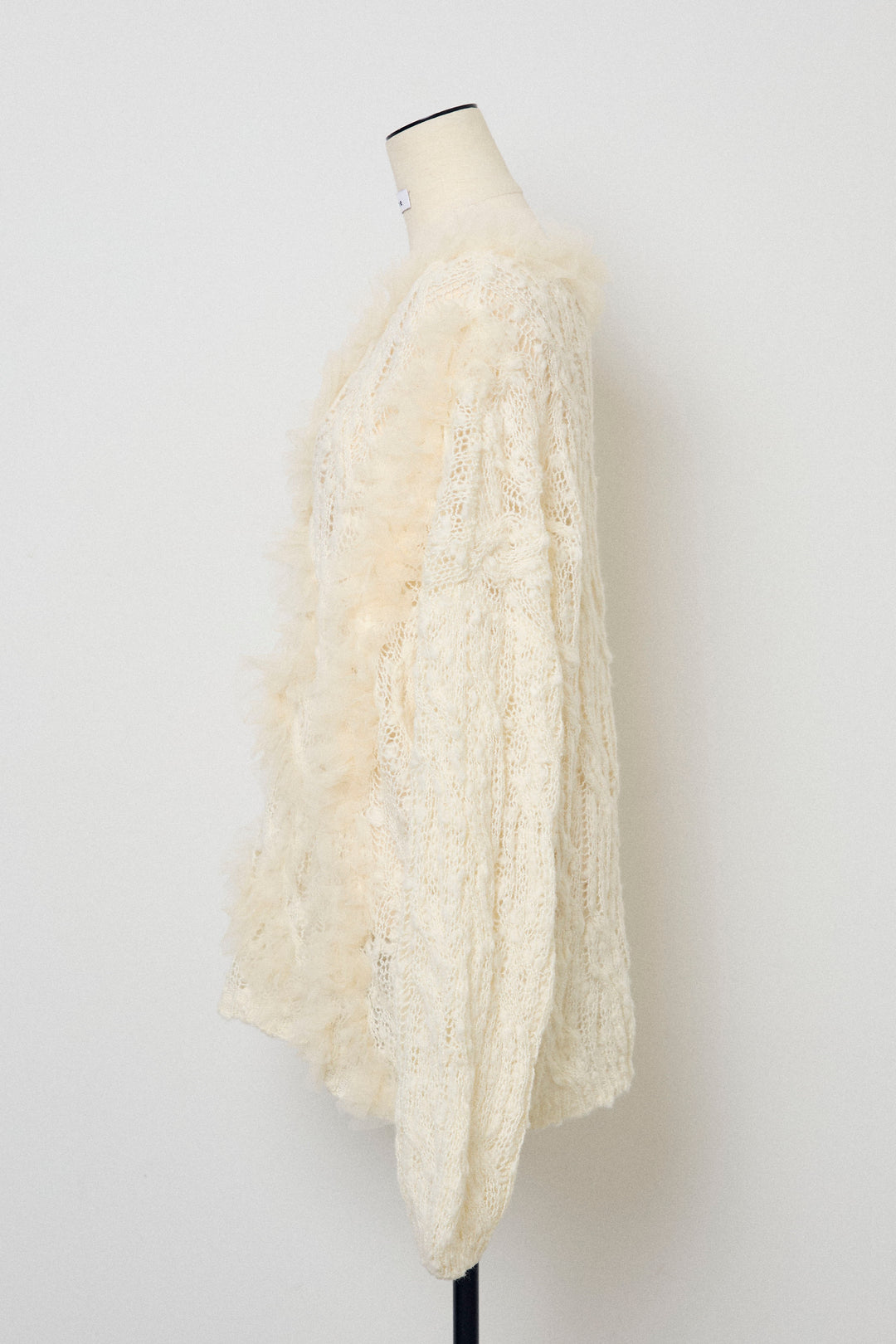 [予約]透かし編みホイップチュールニット