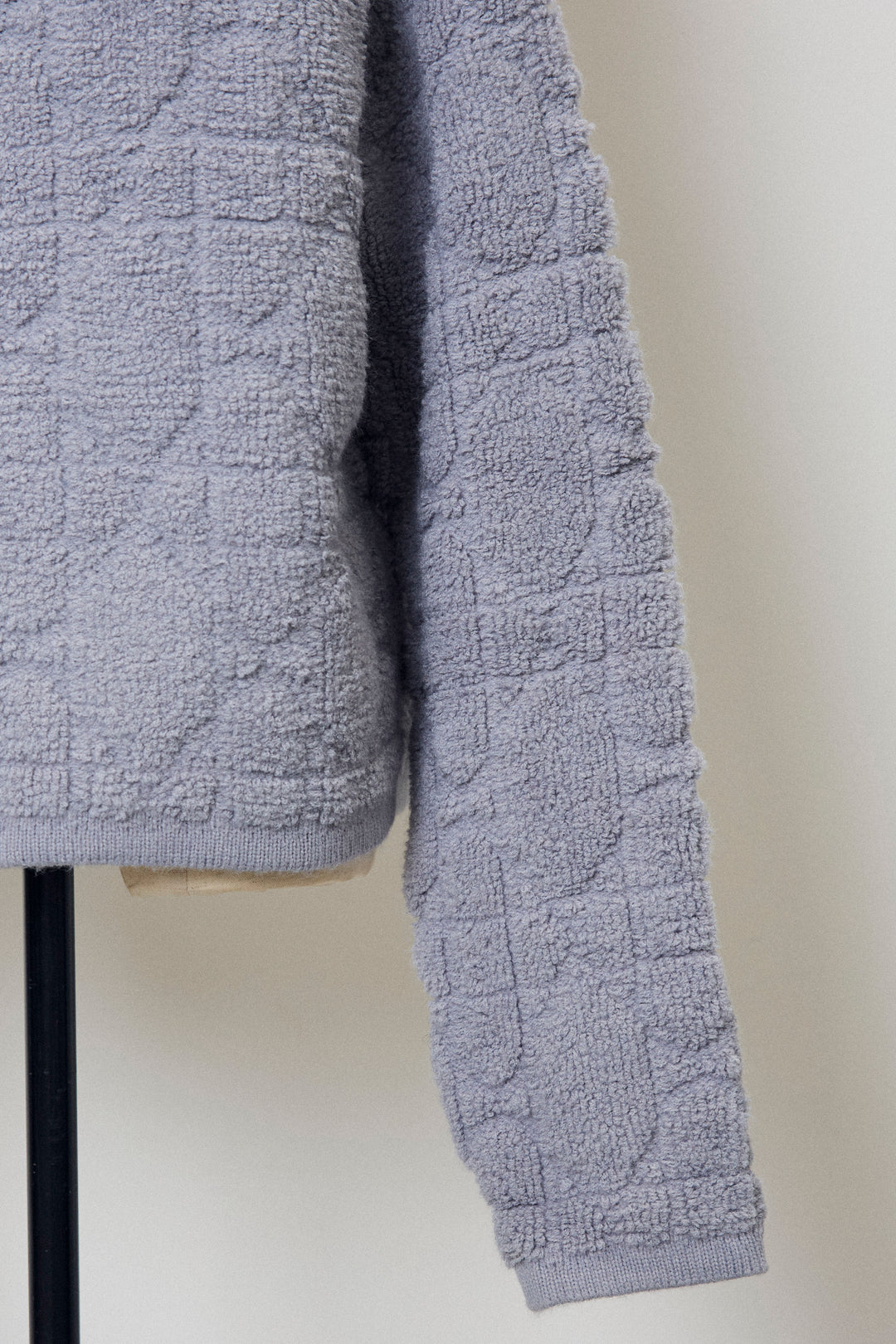 [予約]フードファーキルトZIPニットブルゾン