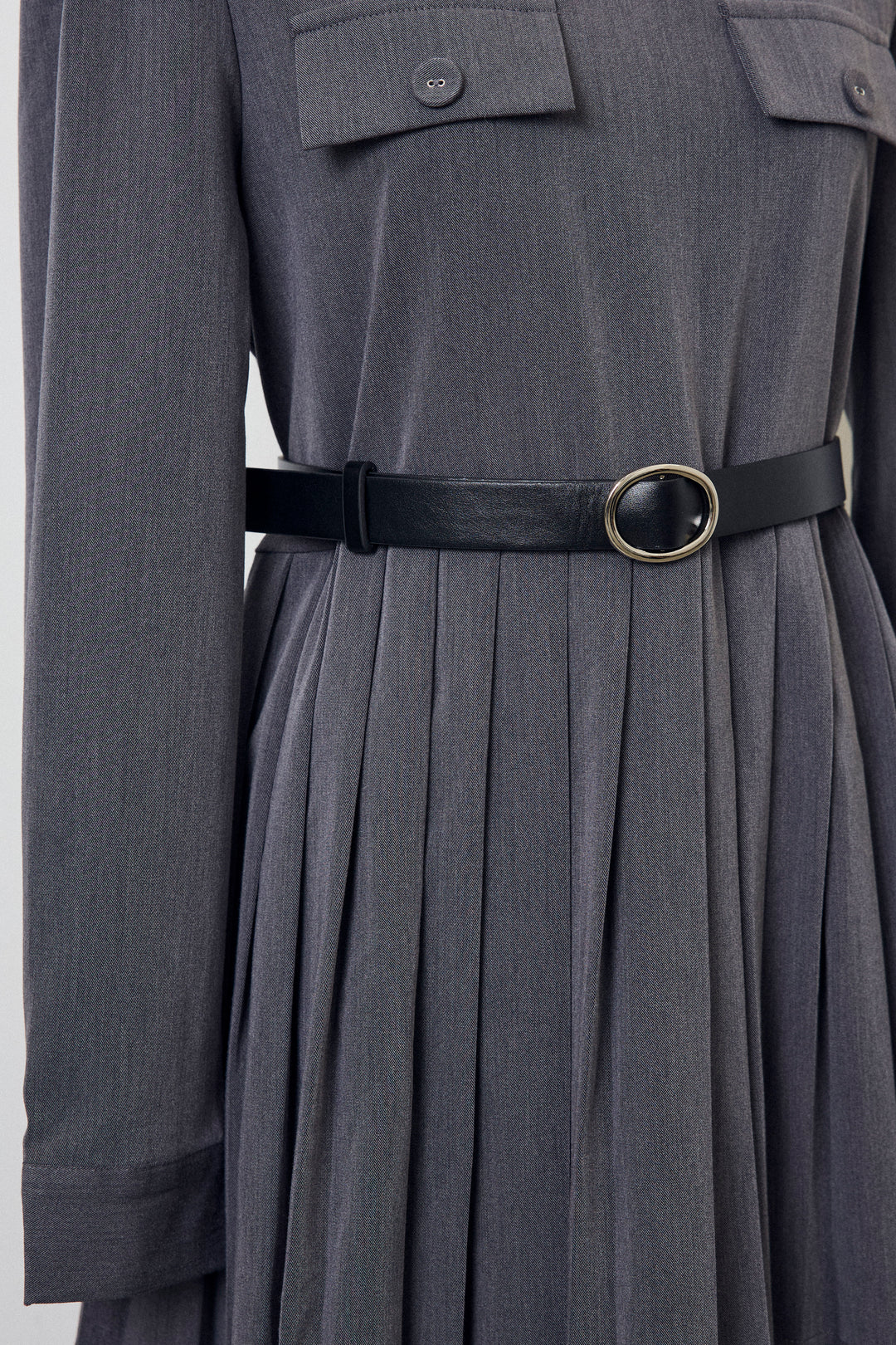 [予約]ダブルプリーツクラシカルワンピース